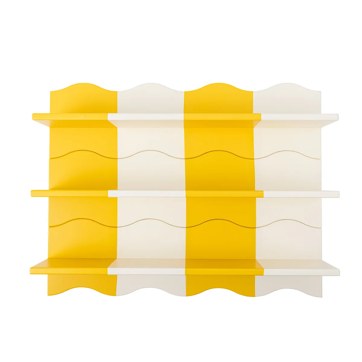 Bloomingville Mini - Bubbi Wandregal, 80 cm, gelb / weiß
