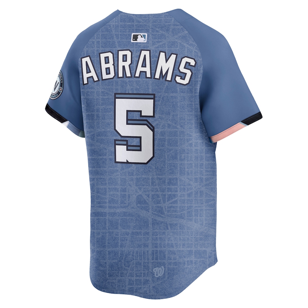 CJ Abrams Washington Nationals Nike 2025 City Connect Limited Jersey - Blue