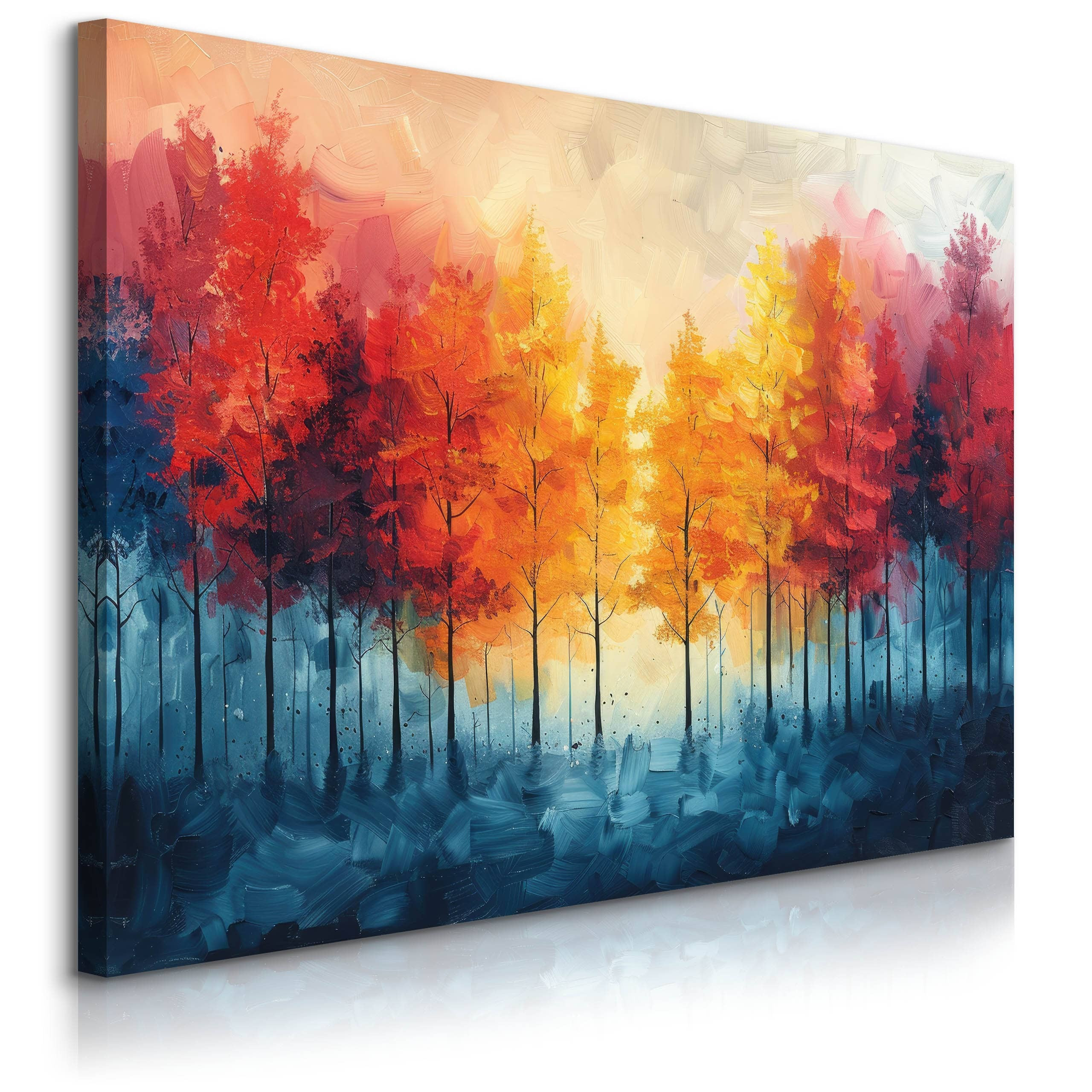 Obraz Akwarelowy Jesienny Las 30x20cm