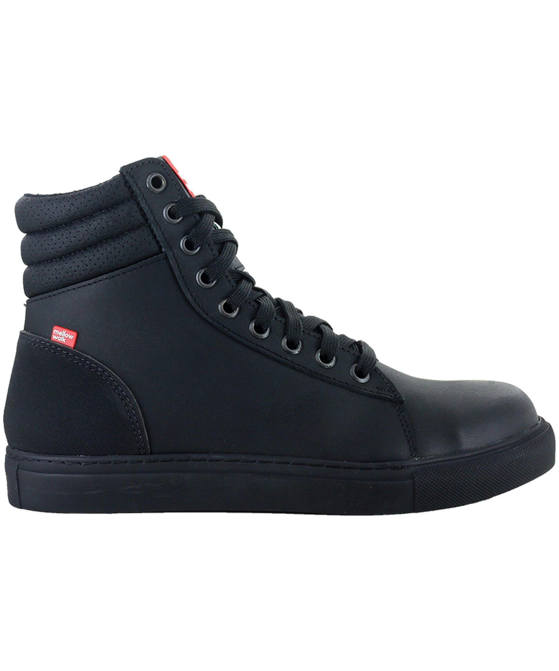 Mellowwalk Women's 6 inch Jessica Steel Toe Composite Plate High Top Safety Work Sneakers