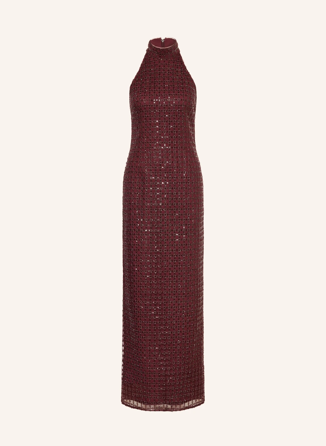 ROTATE Kleid mit Pailletten und Schmucksteinen