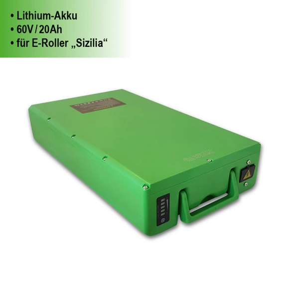 Ersatzakku »Sizilia«, Lithium-Ionen, 60 V, 1200 Wh