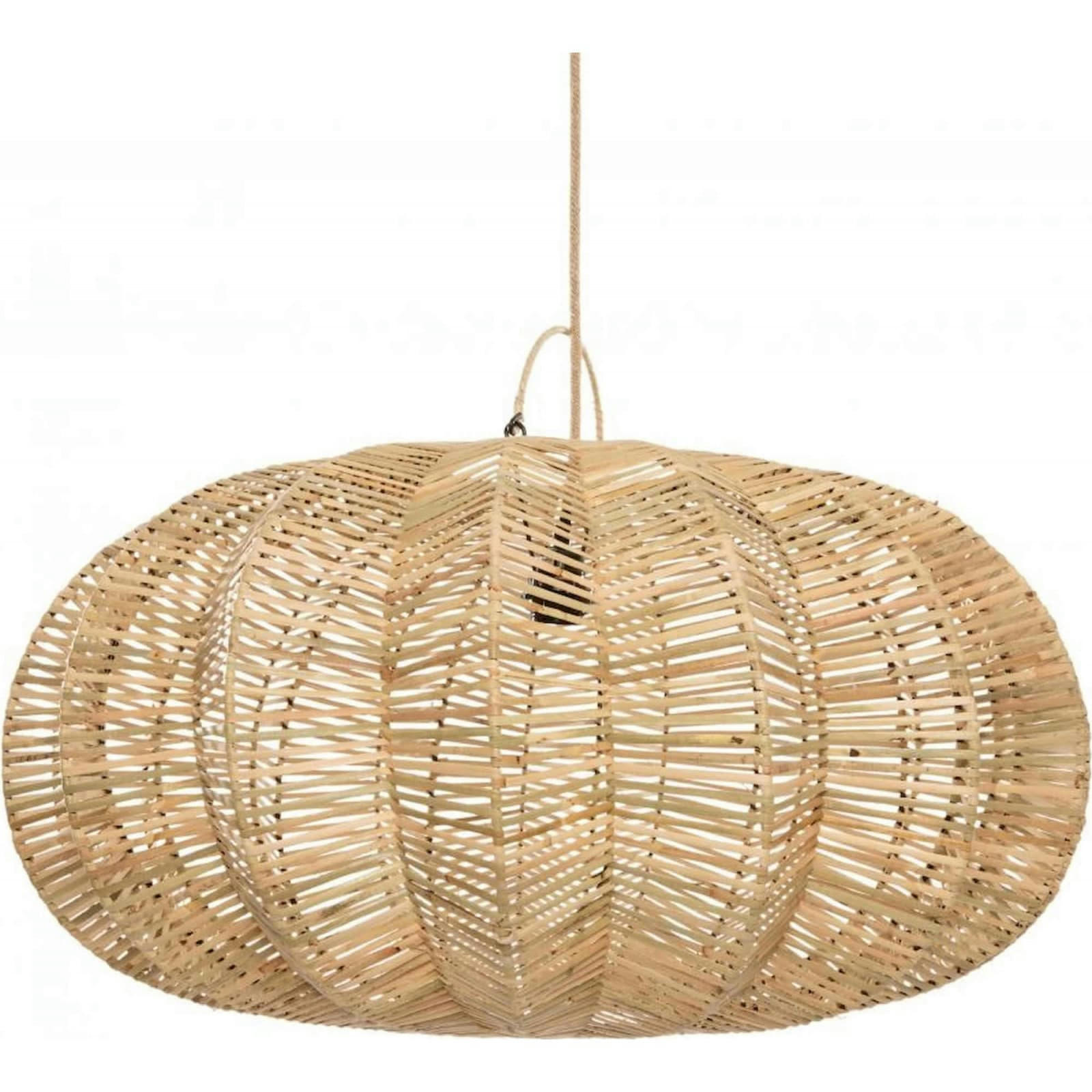 BALI BAZAR - Abat-jour Rotin Bois clair 72x72x50 cm