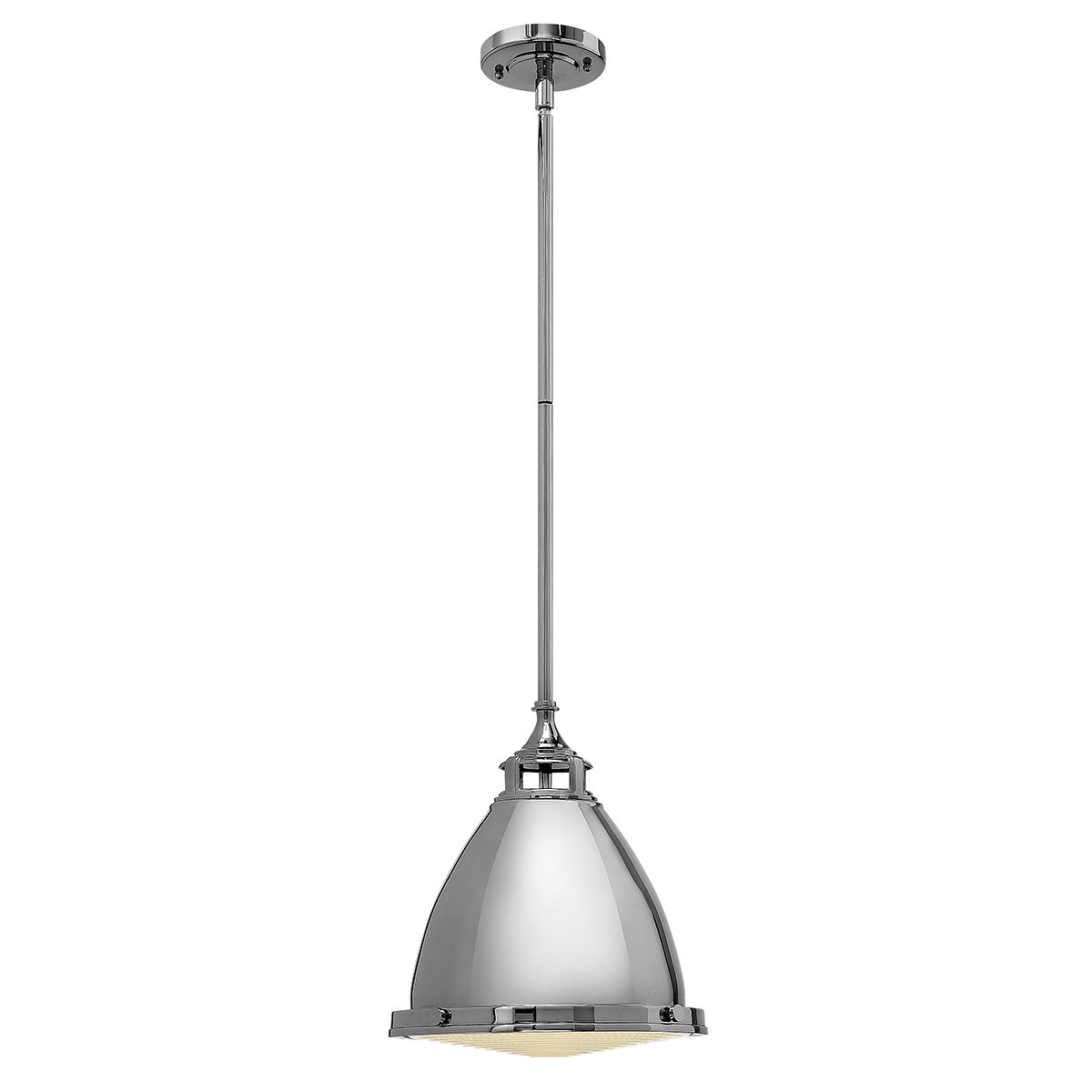 Lampa wisząca polerowany nikiel Amelia 1xE27x60W Hinkley