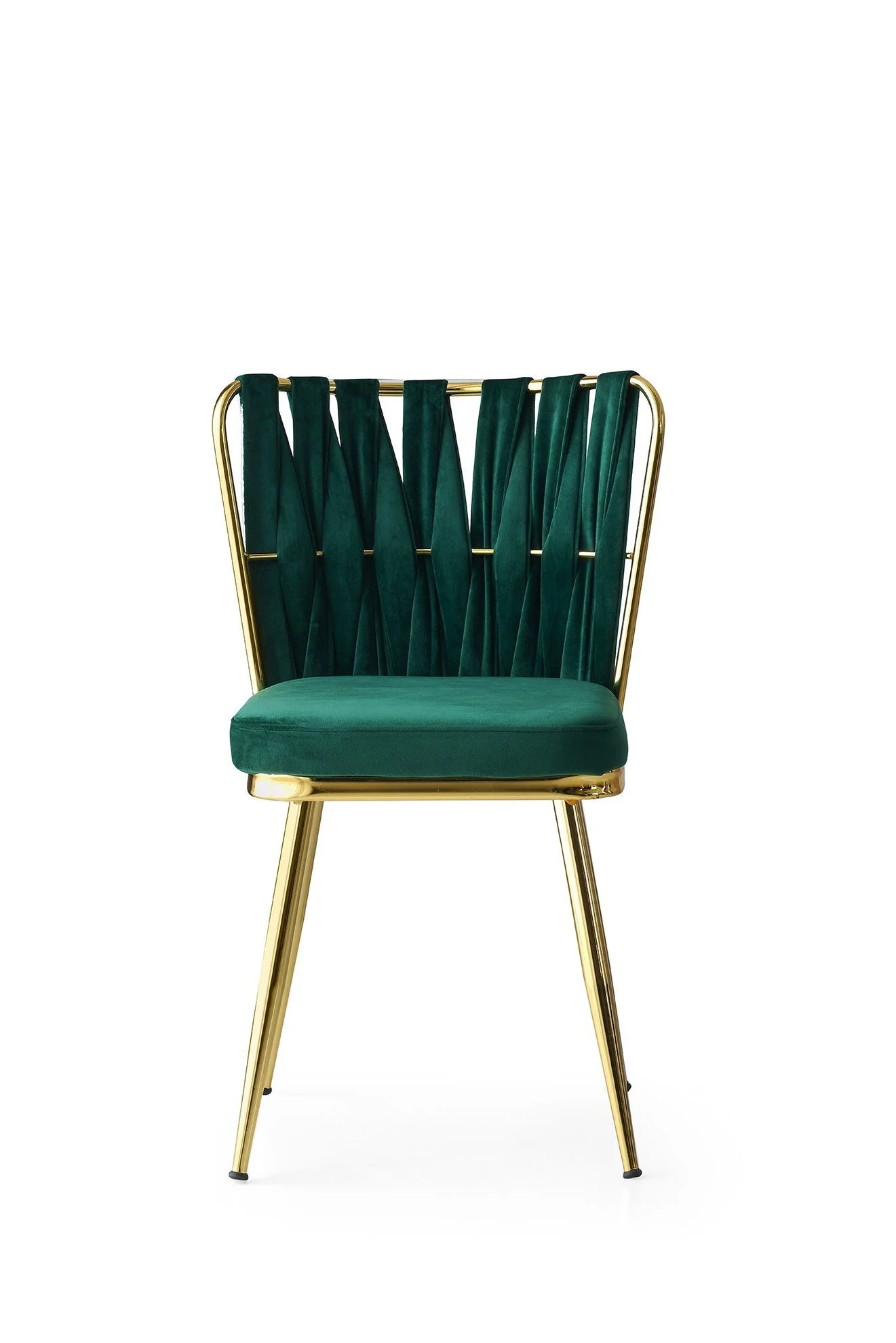Set van 4 eetkamerstoelen Kusanali velvet