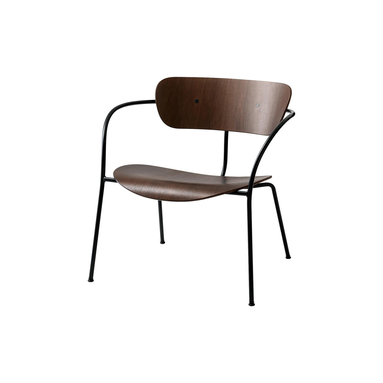 Pavilion AV5 loungestol, valnød/sort