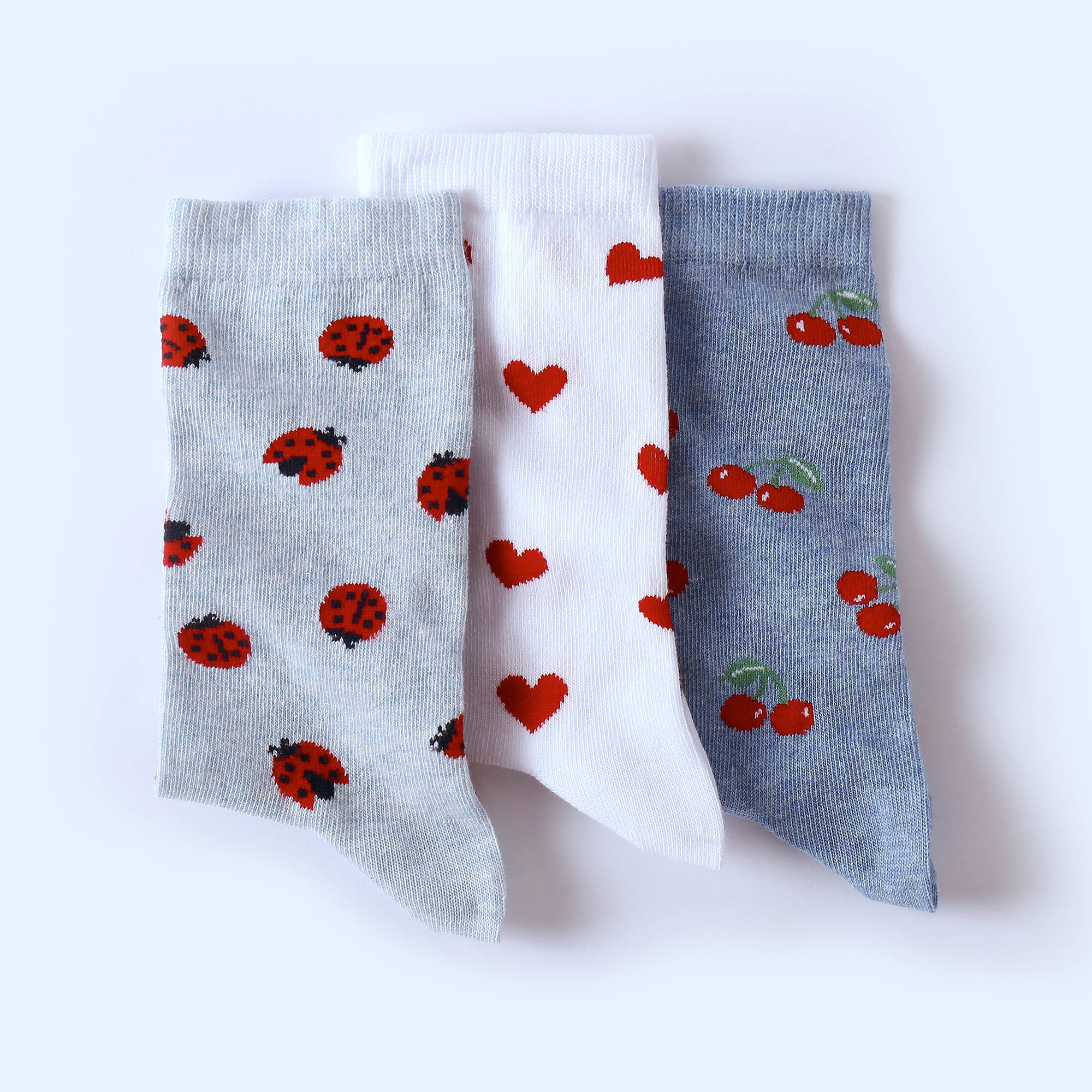 Chaussettes imprimées - lot de 3 paires