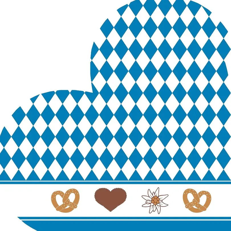 Serviette 12er-Set Oktoberfest