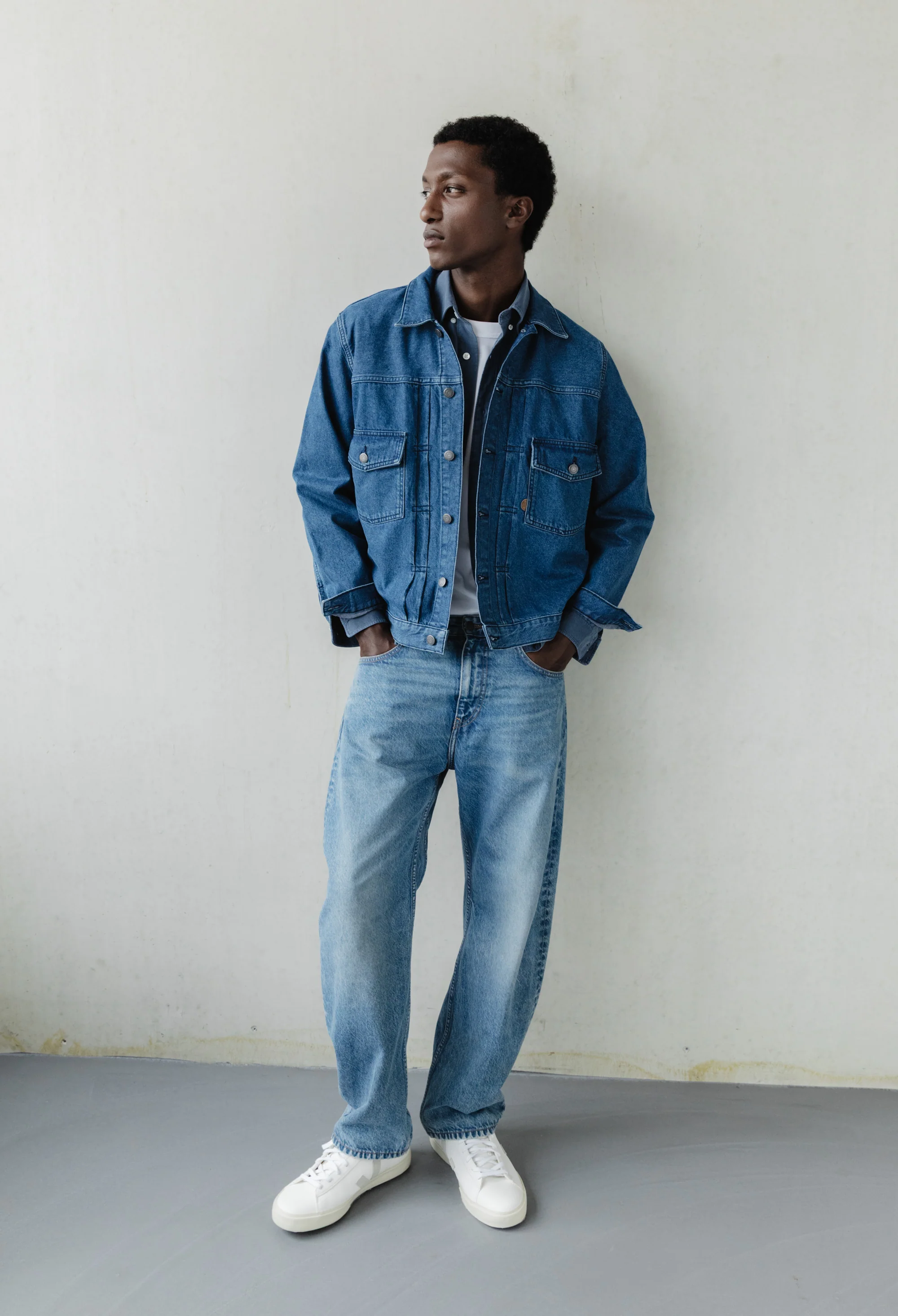 Benny Denim Jacket - Medium Stone