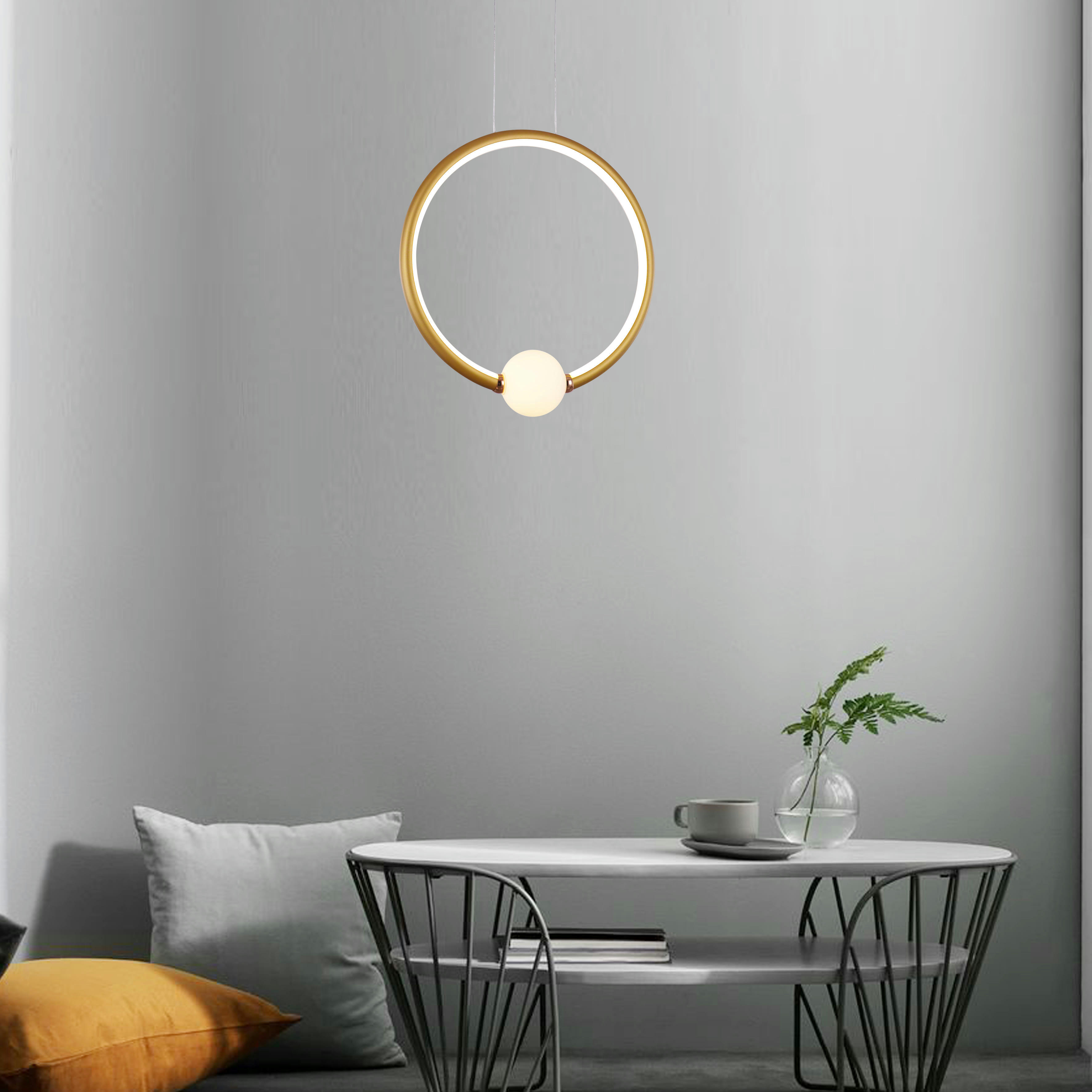 ARTY - Suspension en aluminium doré