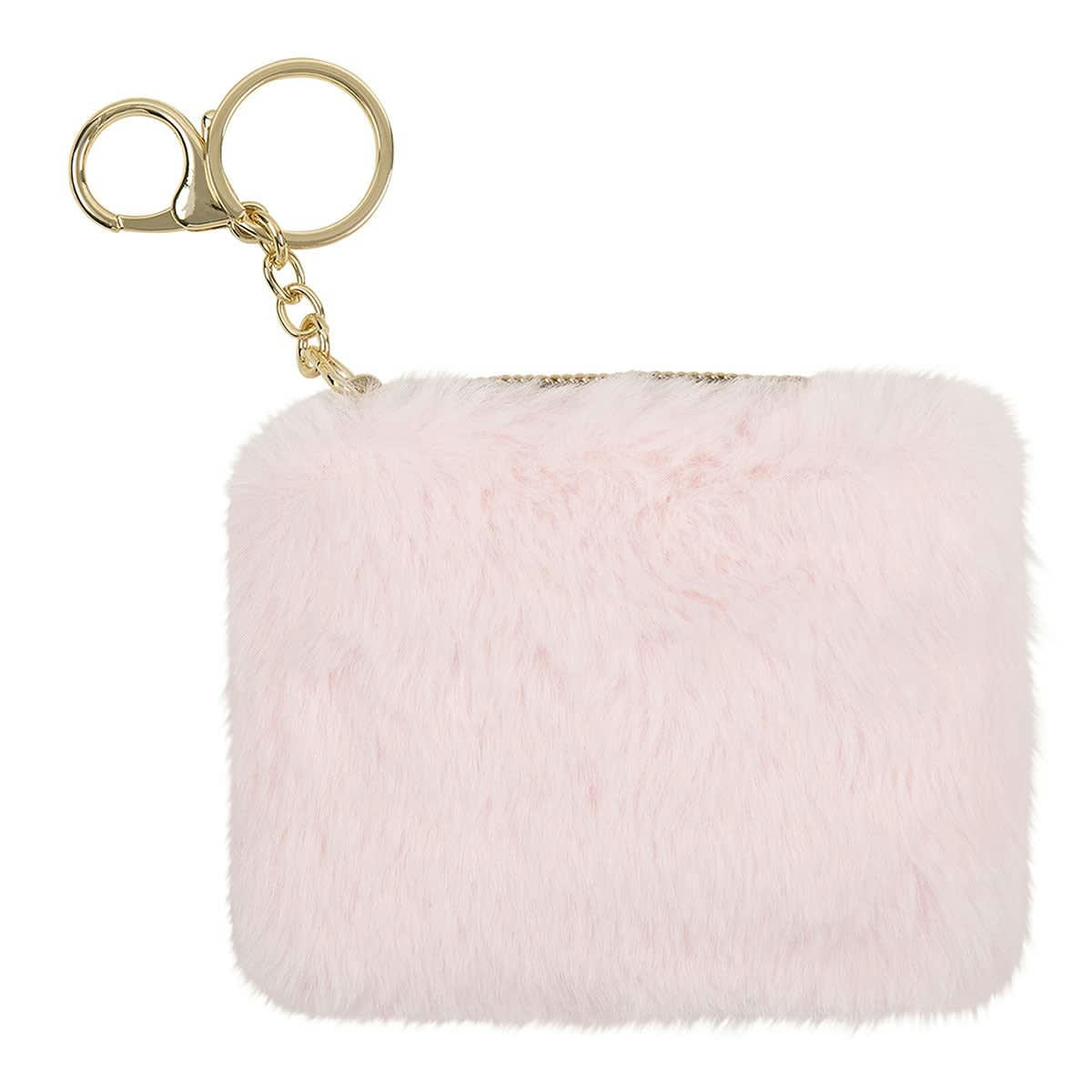 - Porte-monnaie Peluche Rose