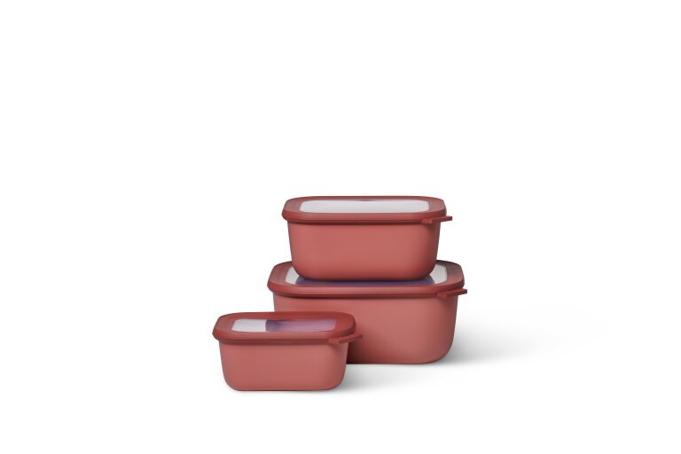 Multikom Cirqula rechthoekig 3-delige set (750 1500 3000) - Vivid mauve