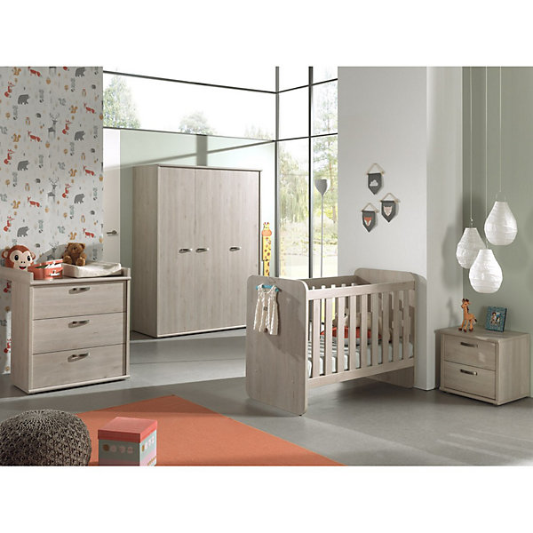 Commode bébé DANYTable à langer intégrée coloris chene clair