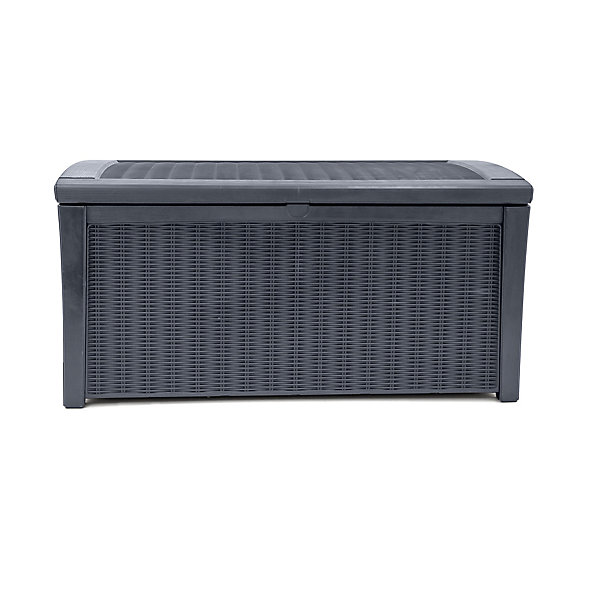 Coffre de jardin BORNEO en résine - KETER - gris - 416 litres