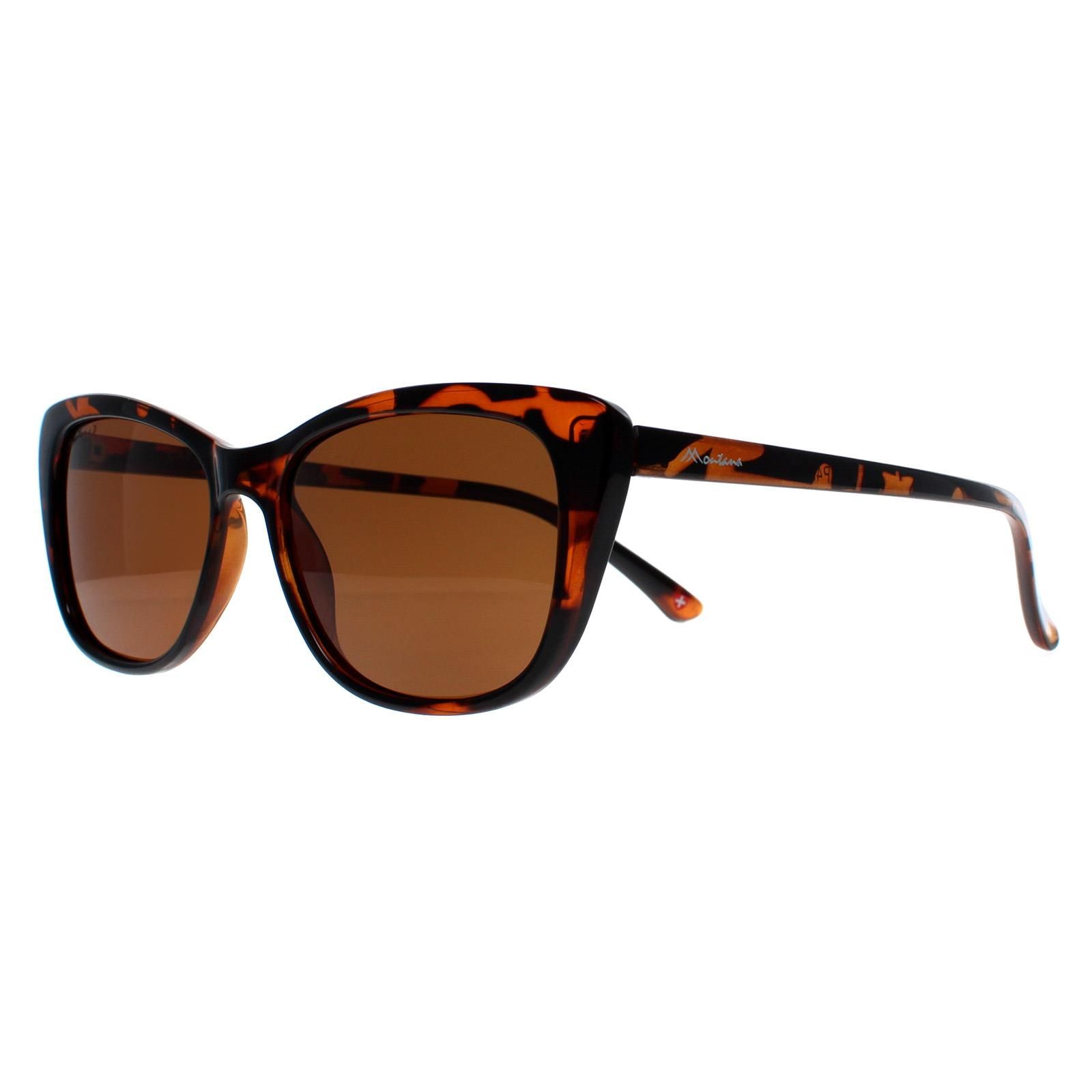 montana Cat Eye Tortoise Brown Polarized MP42