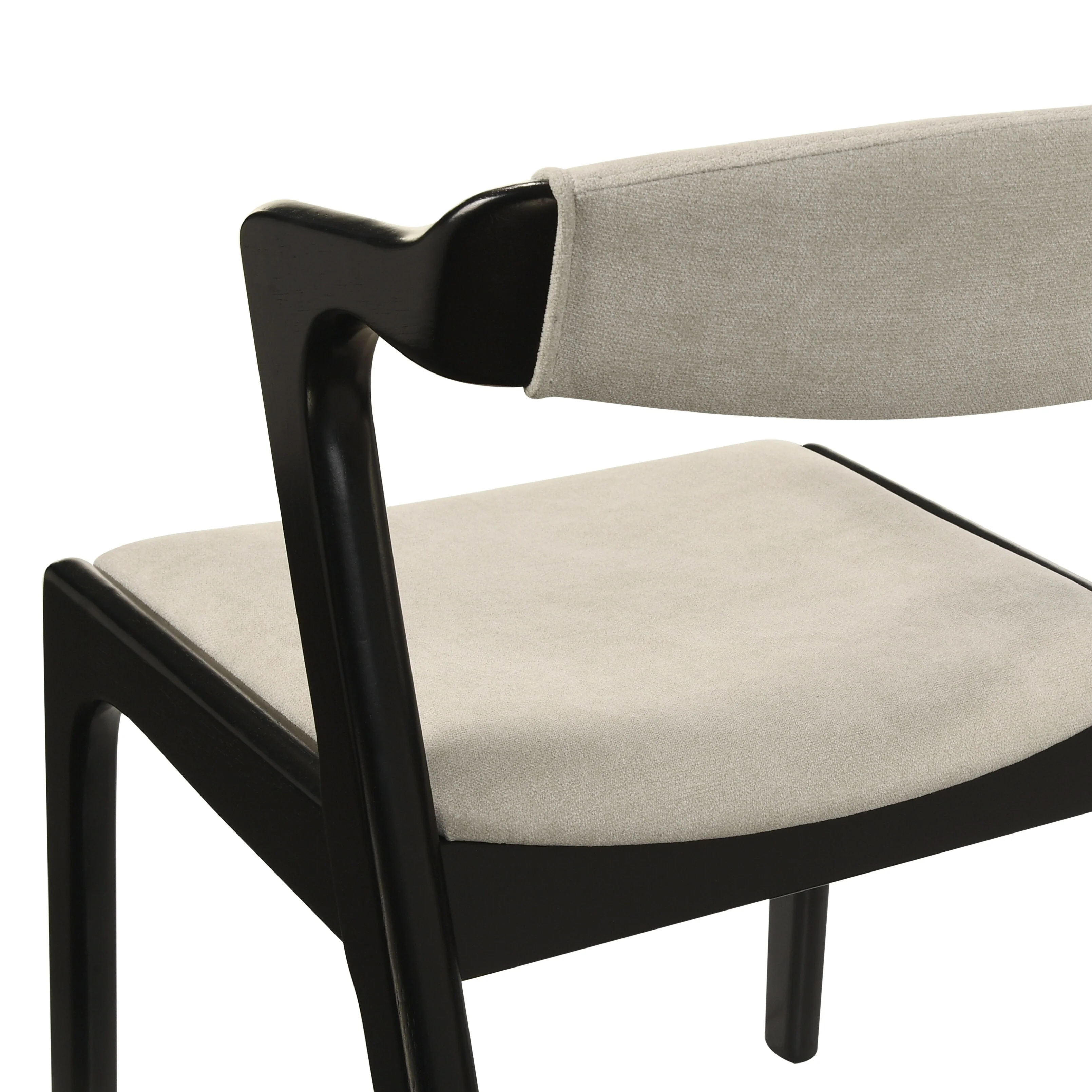 Roundhill Furniture Lavin Modern 5-Piece Dining Set, Dining Table with 2 Walnut and 2 Black Chairs