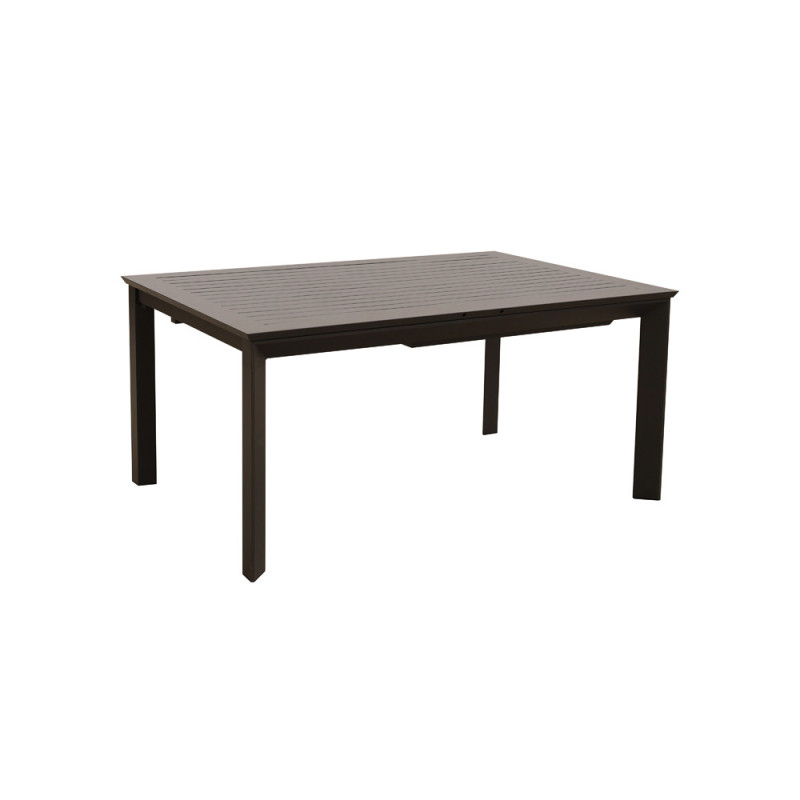 Table de jardin extensible anthracite 110-160 x 160 x 77,5 cm