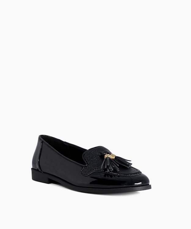 Gabbie Black - Tassel-Detail Loafers