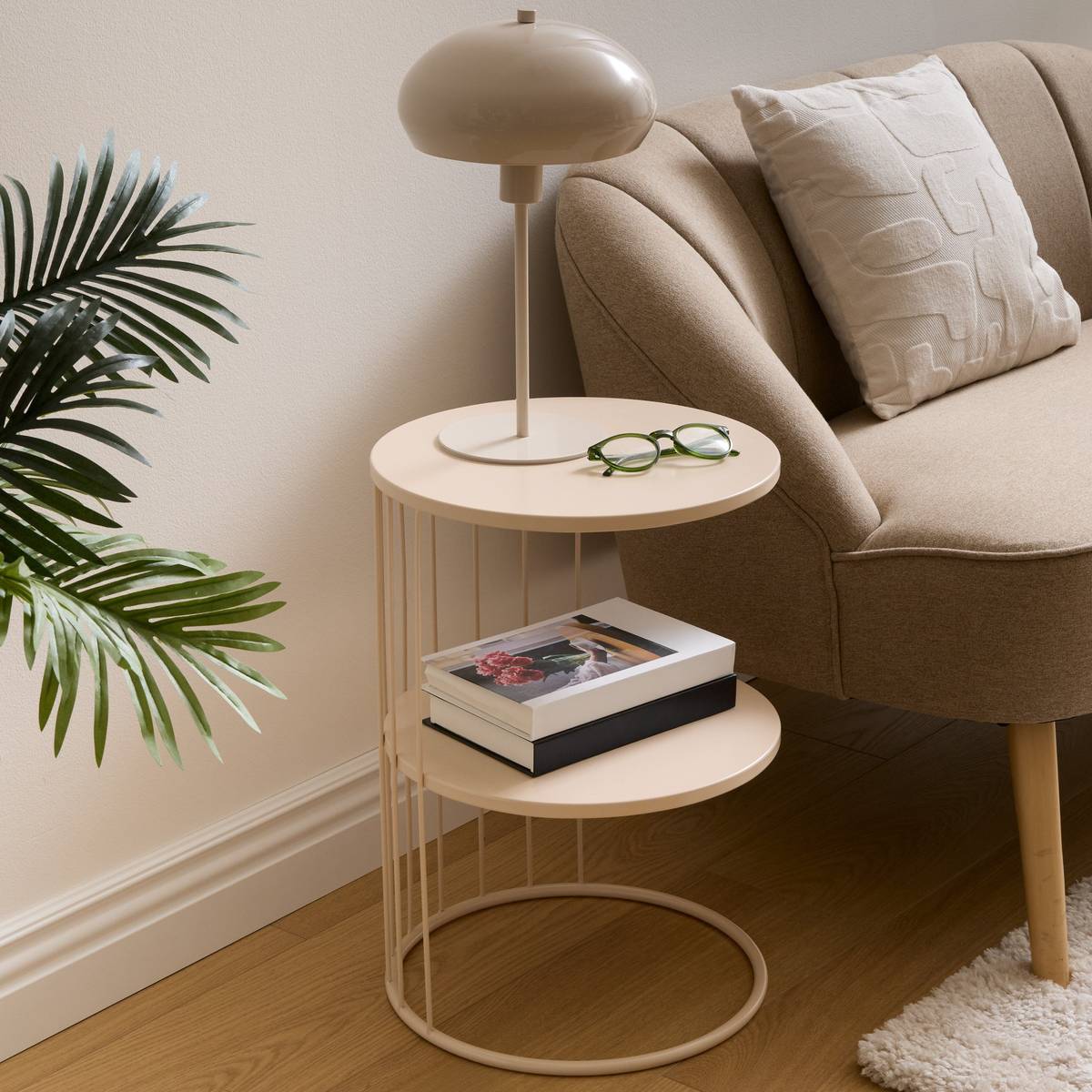 Side Table "Kobu" Clay, D.36 cm