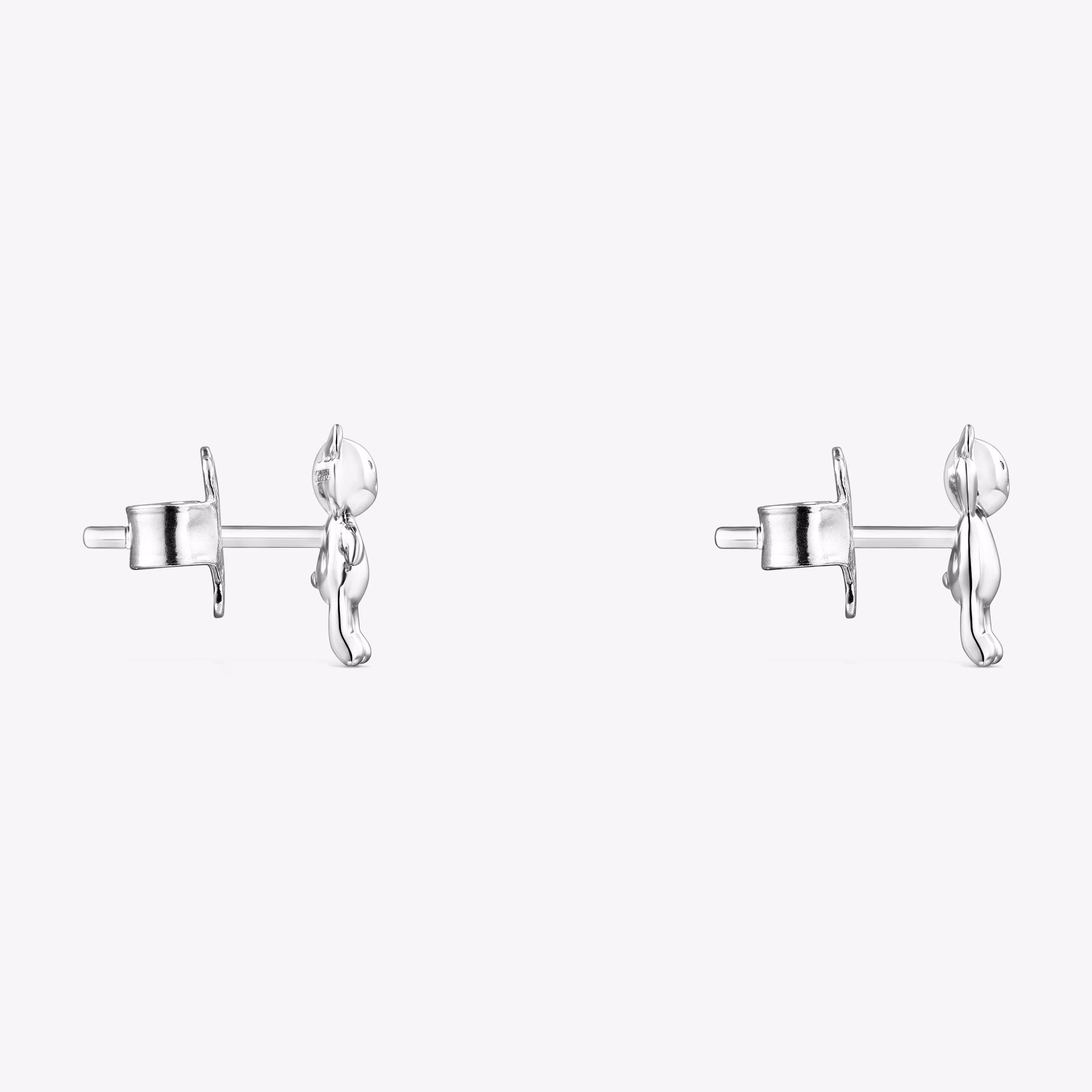 Pendientes de plata Teddy Bear