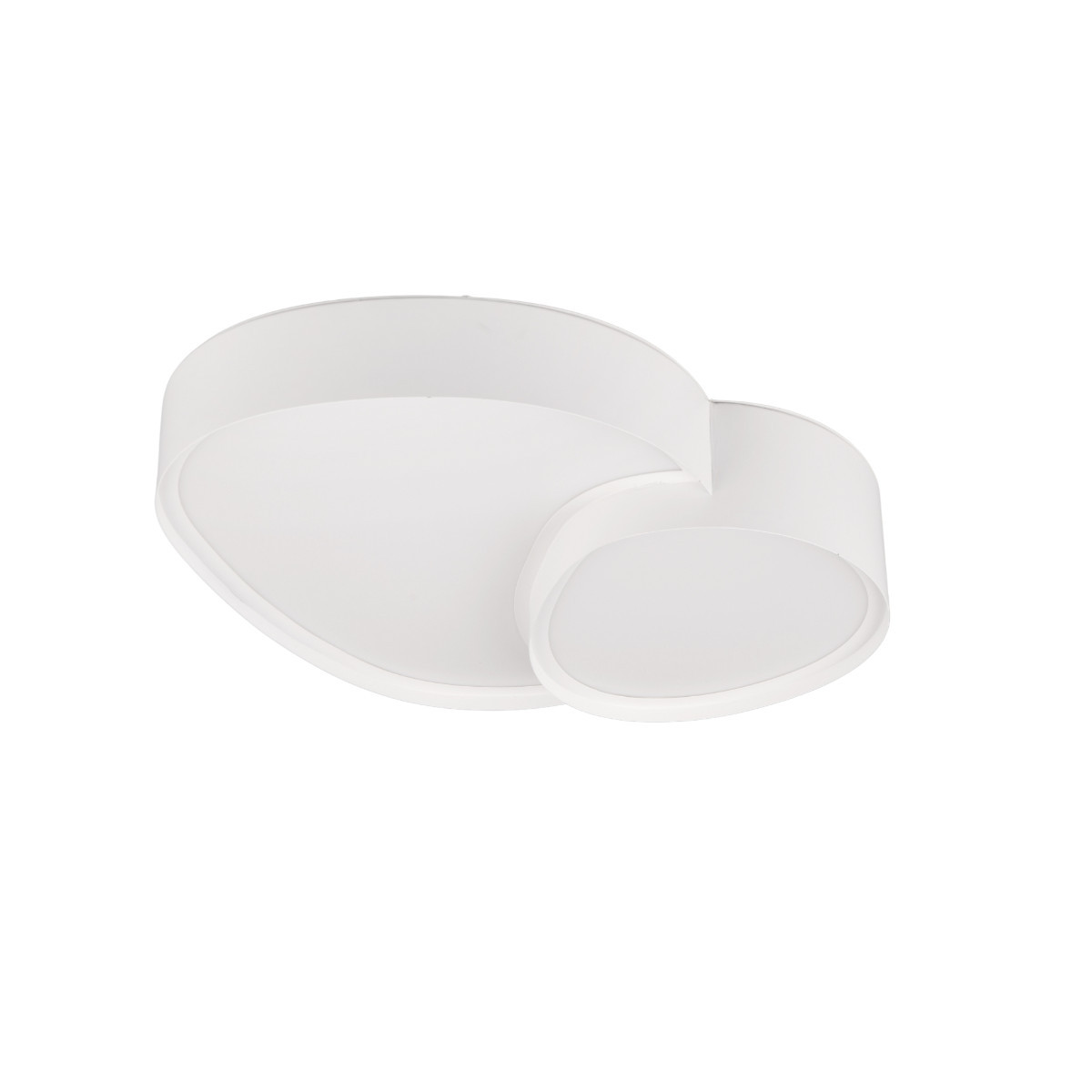 Plafon RISE z pilotem niestandardowy biały LED 1x21W 43cm 2400lm IP20 Trio