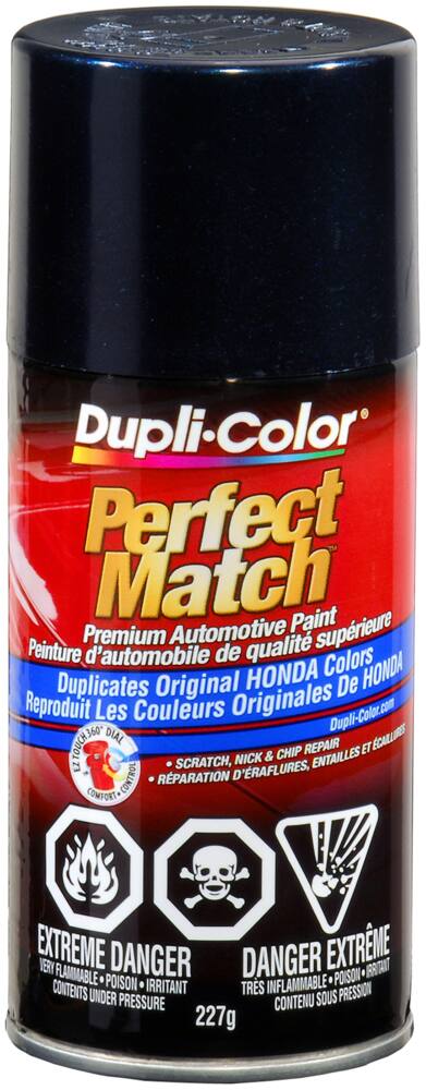 Dupli-Color Perfect Match Premium Acrylic Lacquer Automotive Aerosol Spray Paint, Nighthawk Black Pearl (B92P), 227-g