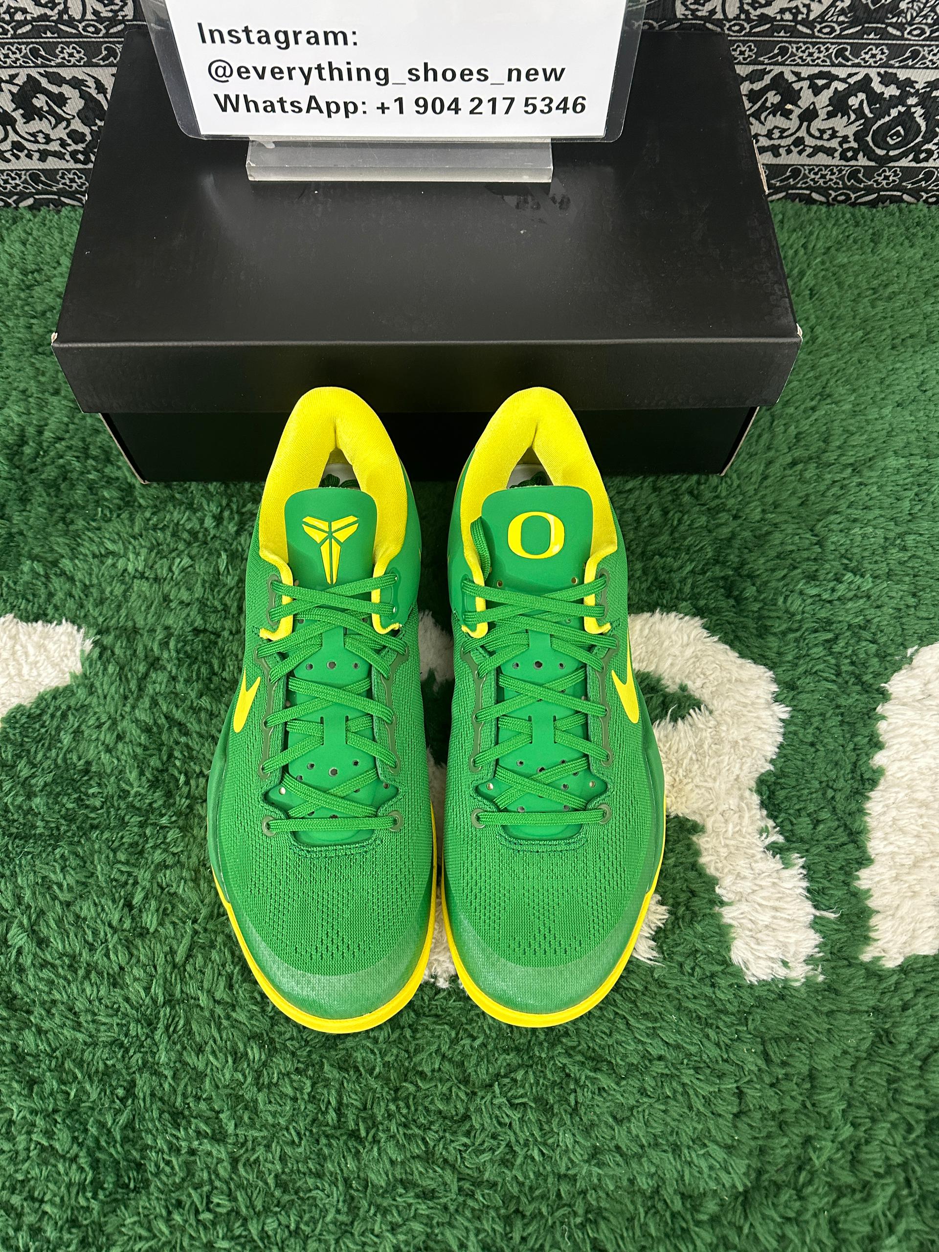 Nike Zoom Kobe VIII System green Yellow