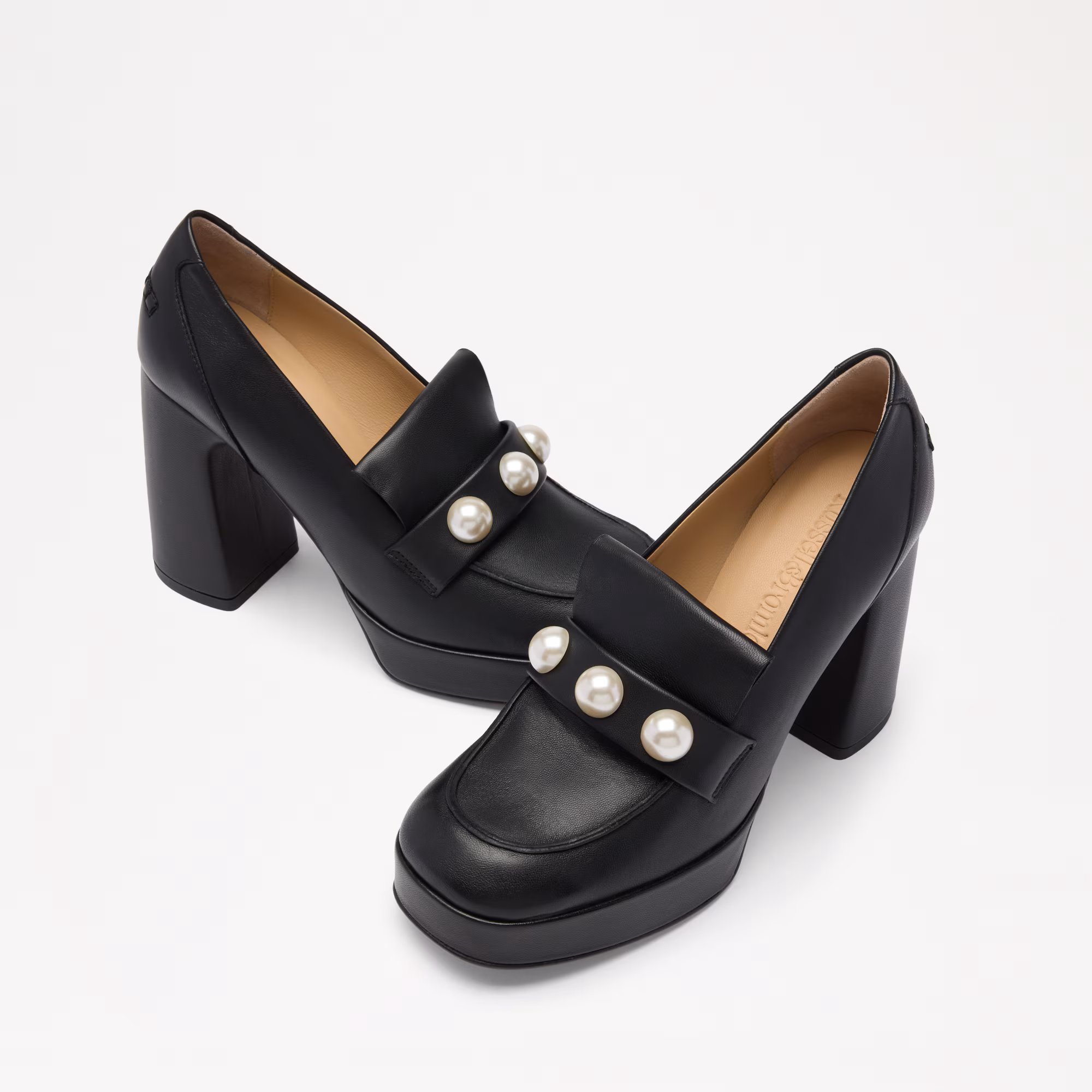 Hyton Loafer<br>Heeled Platform Loafer