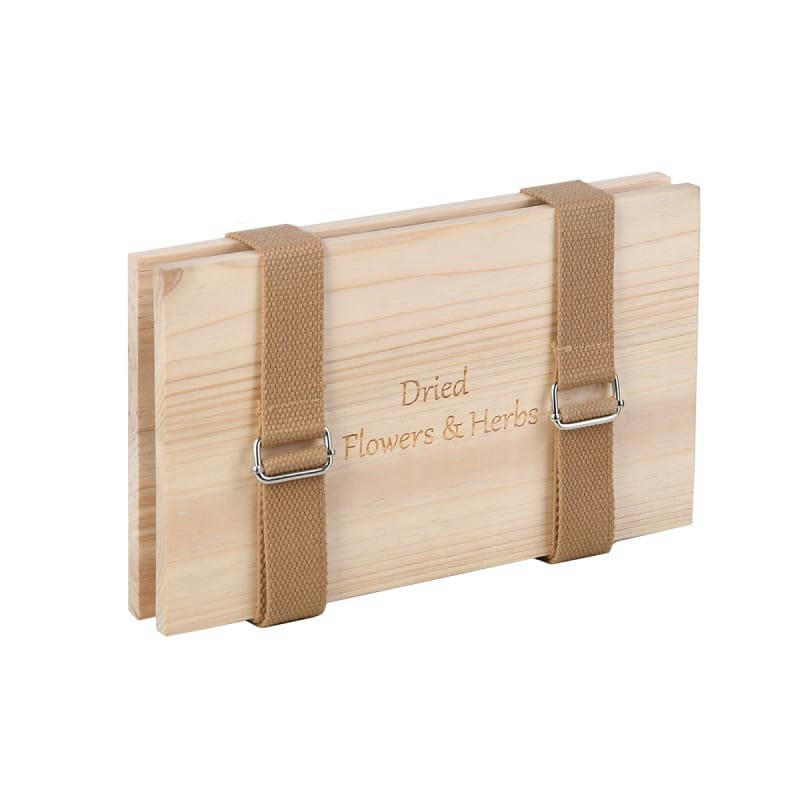 - Presse fleurs et herbes avec cordes