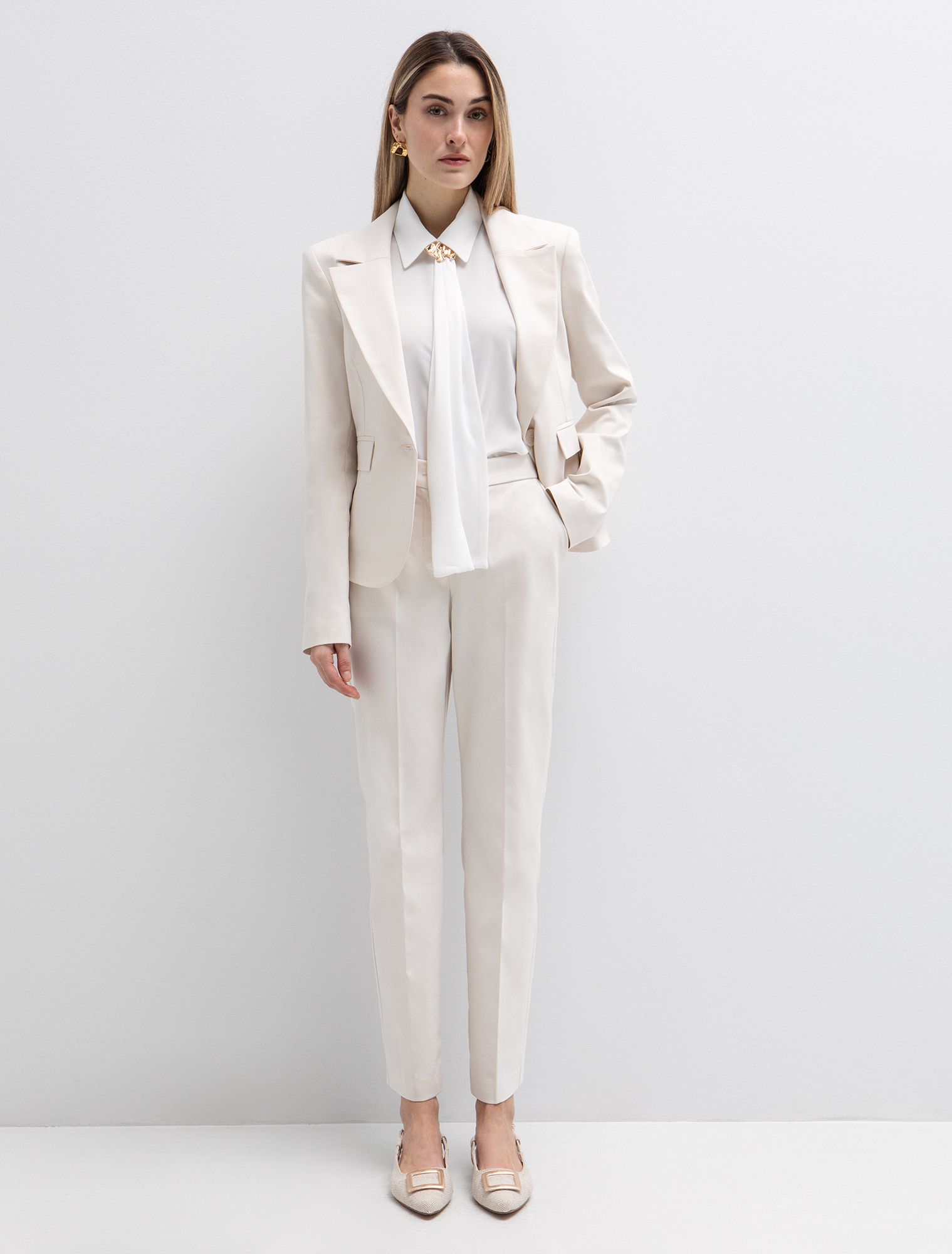 Office παντελόνι ίσια γραμμή