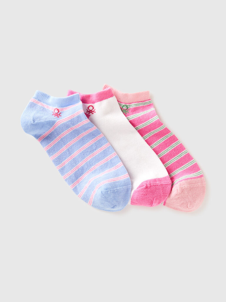 Three pairs of short socks
