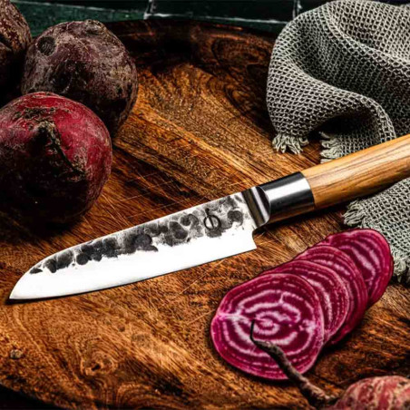 Couteau Santoku 14 cm Olive - Forged