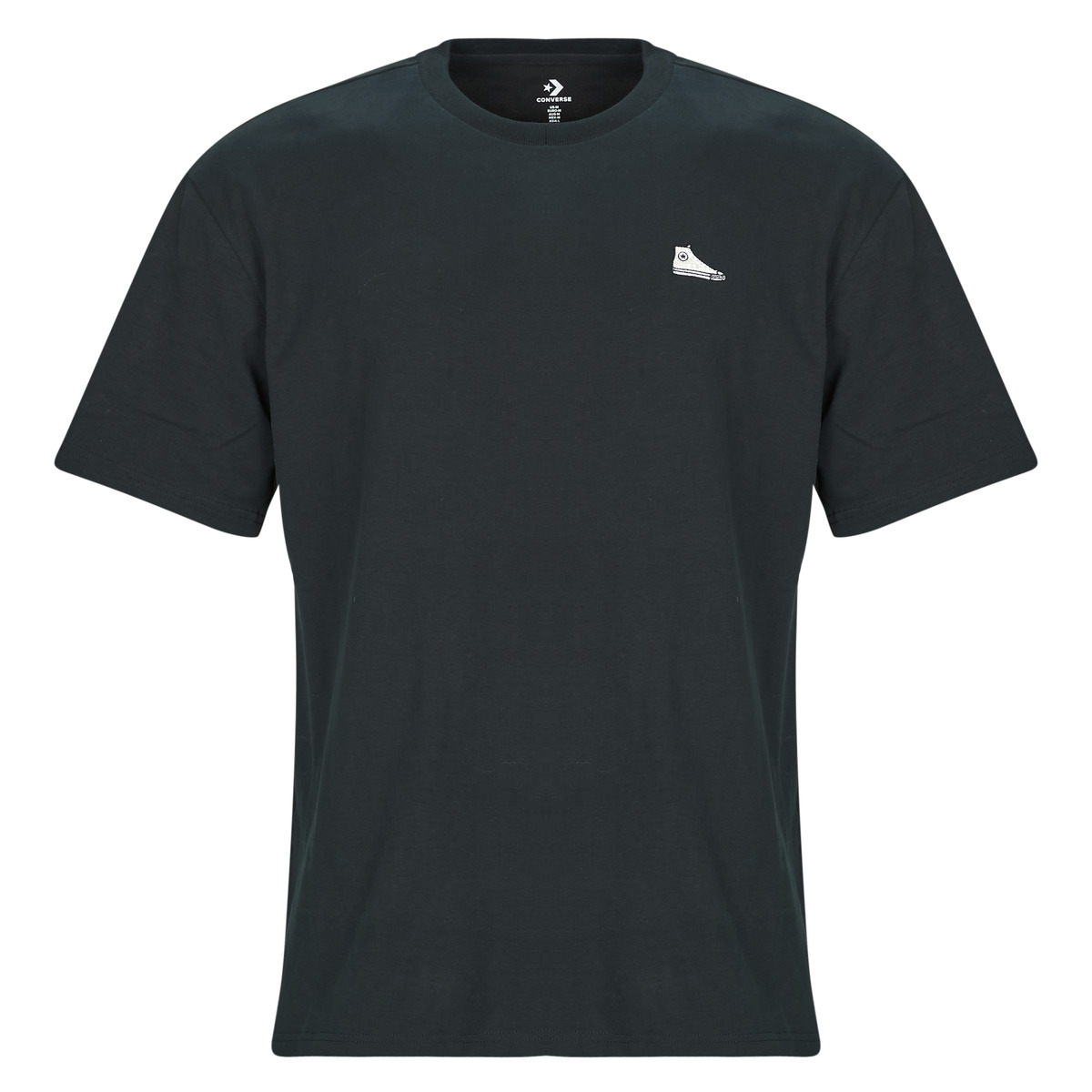 Converse - LOOSE FIT SNEAKER PATCH TEE - Black