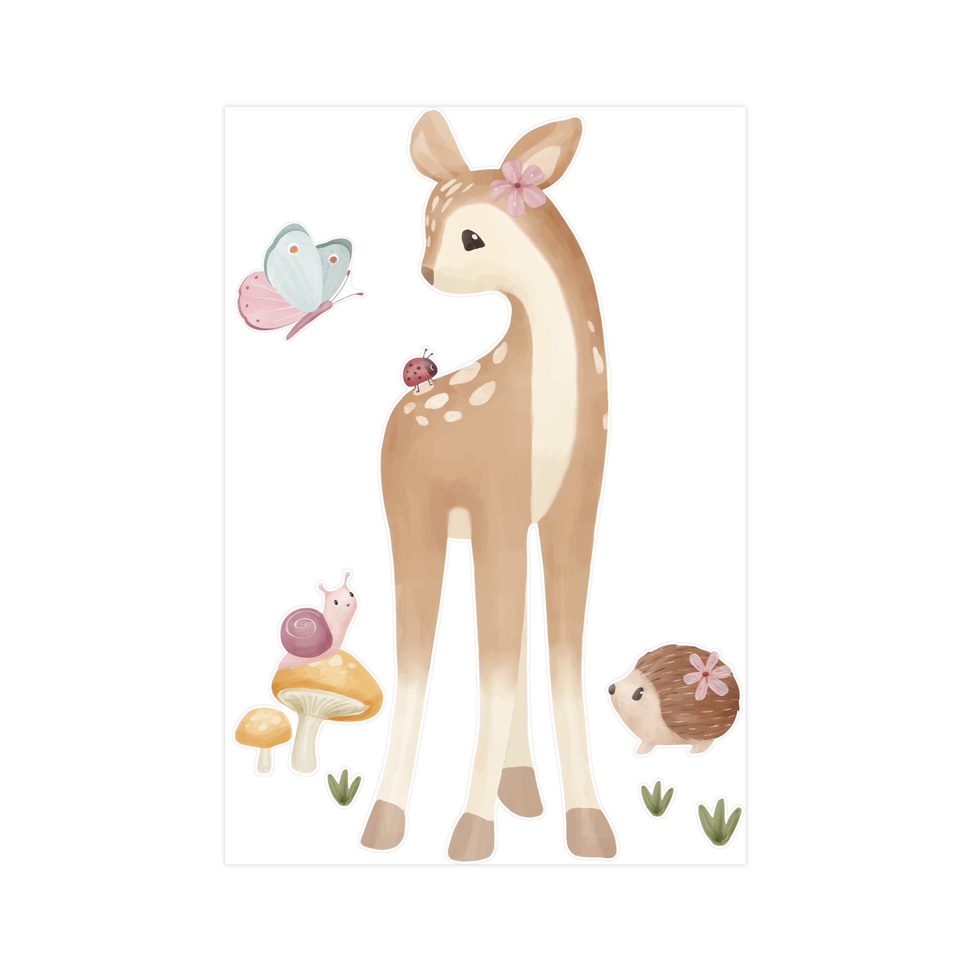 Little Dutch Muurstickers Fairy Garden - 55x80cm