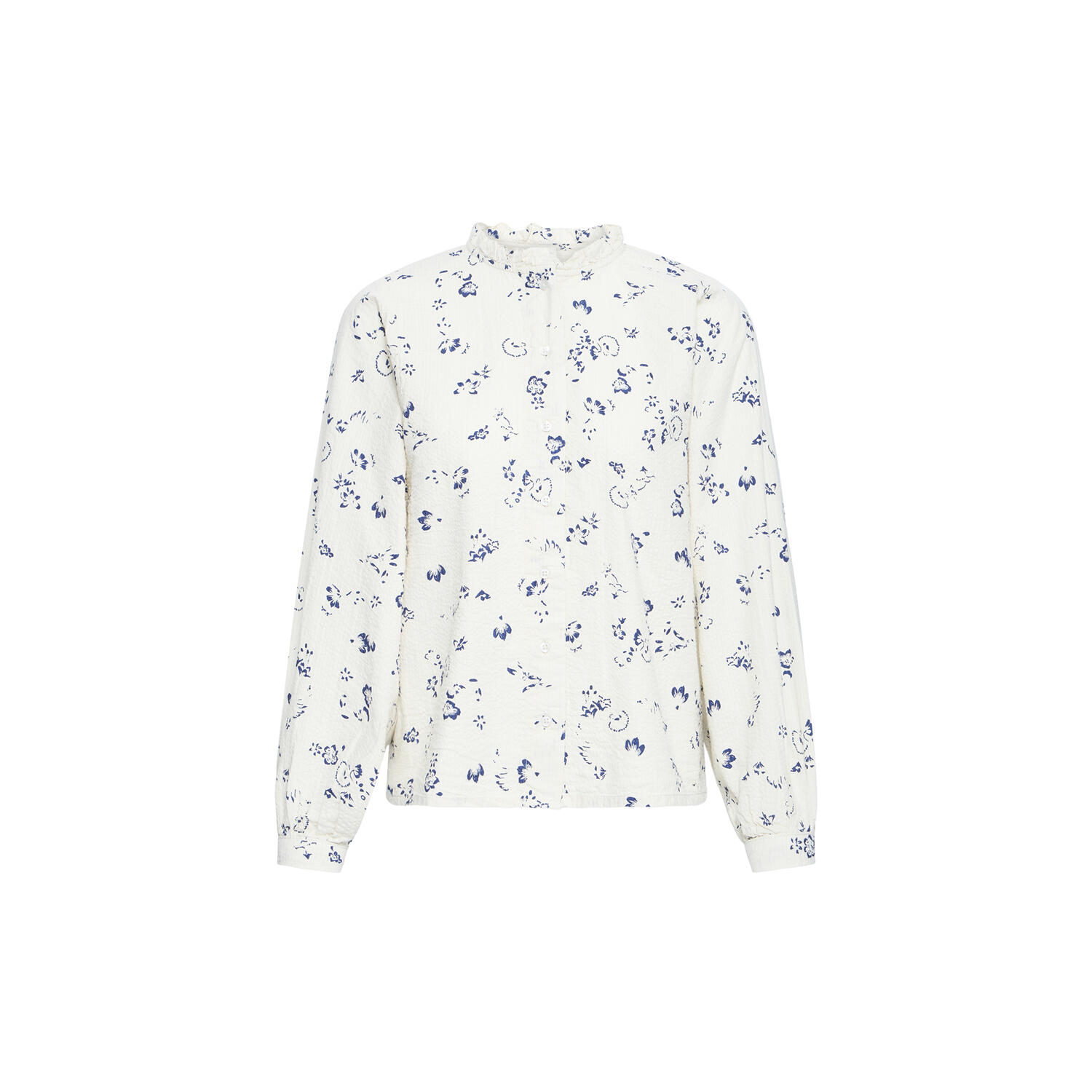 IH Qwina Shirt, blueprint outline flower