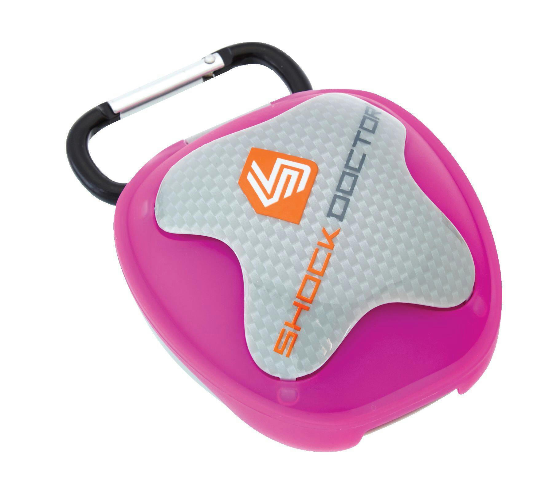 Shock Doctor Microbial Mouthguard Case, Pink