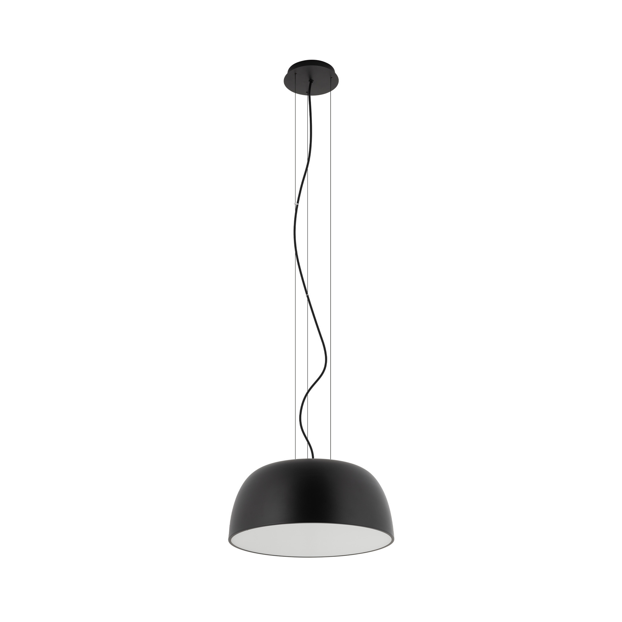 Lampa wisząca czarno-biała SATELLITE S 3xE27x25W Nowodvorski