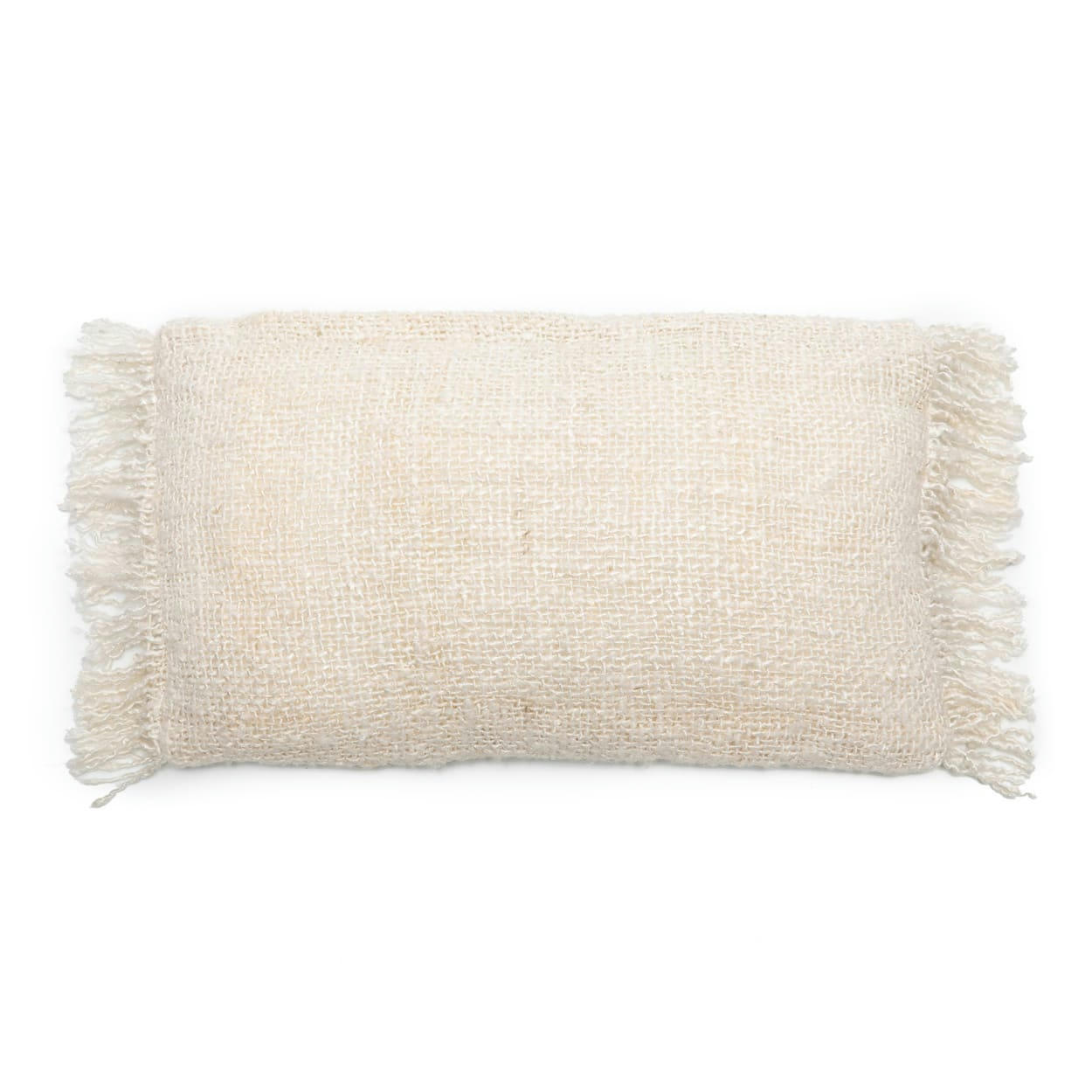 OH MY GEE - Coussin en coton crème 30x50