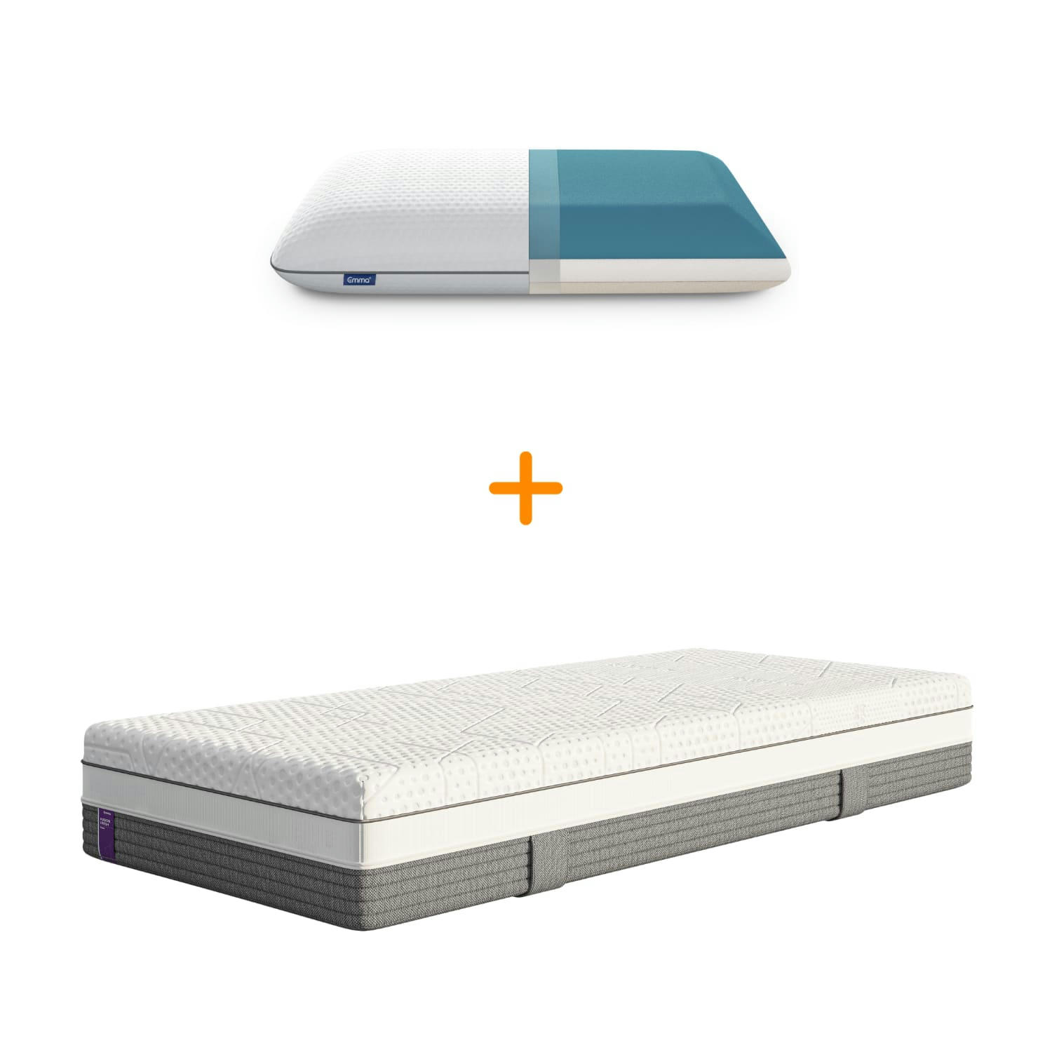 FUSION FRESH HYBRID PILLOW - Emma Deluxe | Fusion Fresh Hybrid 80X200 + Oreiller Original 70x40