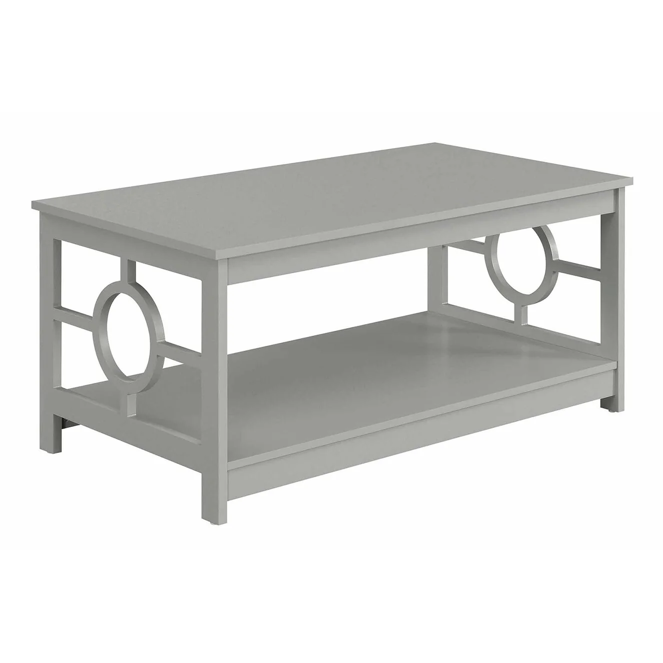 Convenience Concepts Ring Coffee Table with Shelf