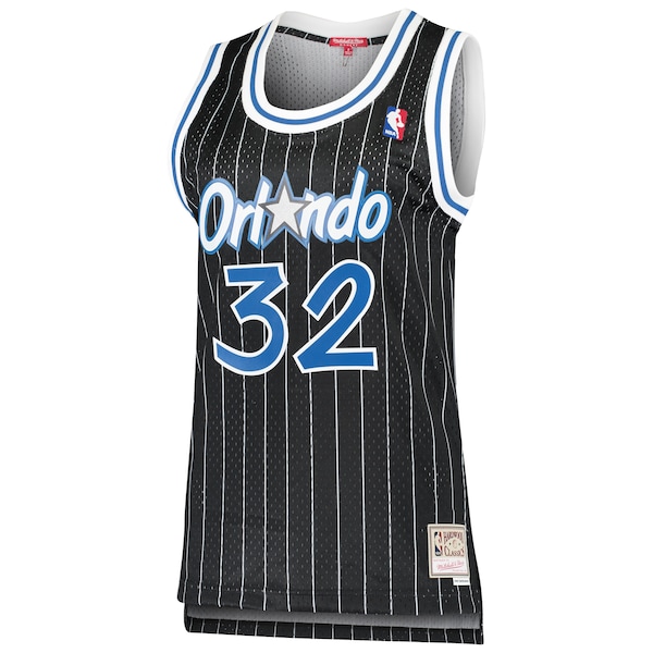 Shaquille O'Neal Orlando Magic Women's 1995/96 Hardwood Classics Swingman Jersey - Black