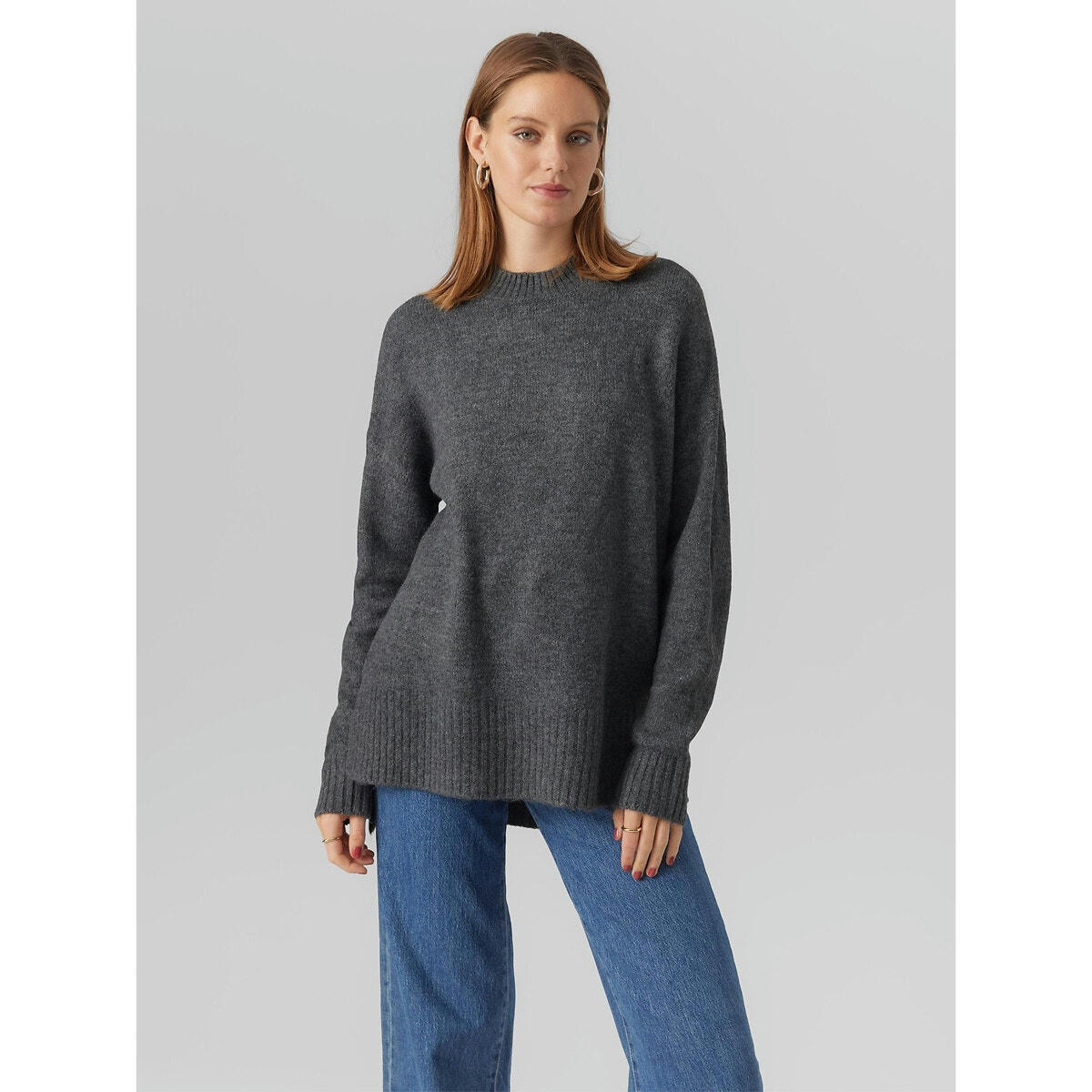 Pull oversized, col montant