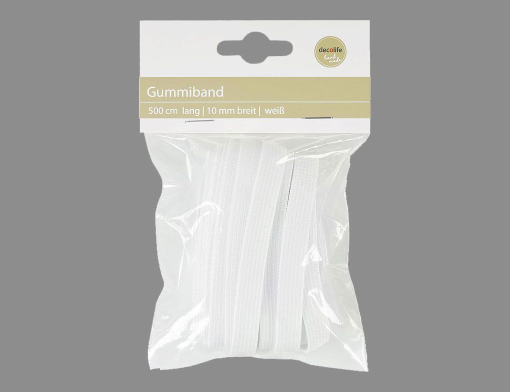 Gummiband weiß