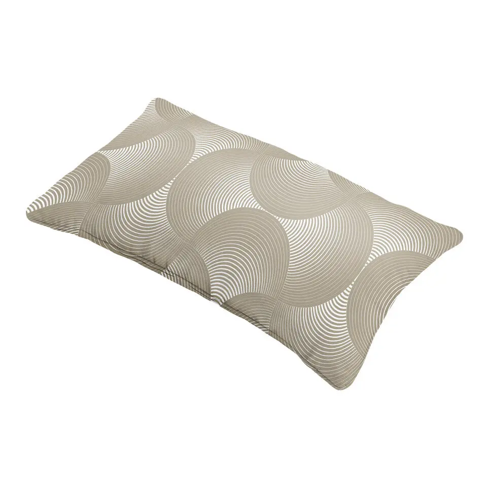 Madison - Sierkussen Napels - Taupe - 30x50x10cm - Set van 4