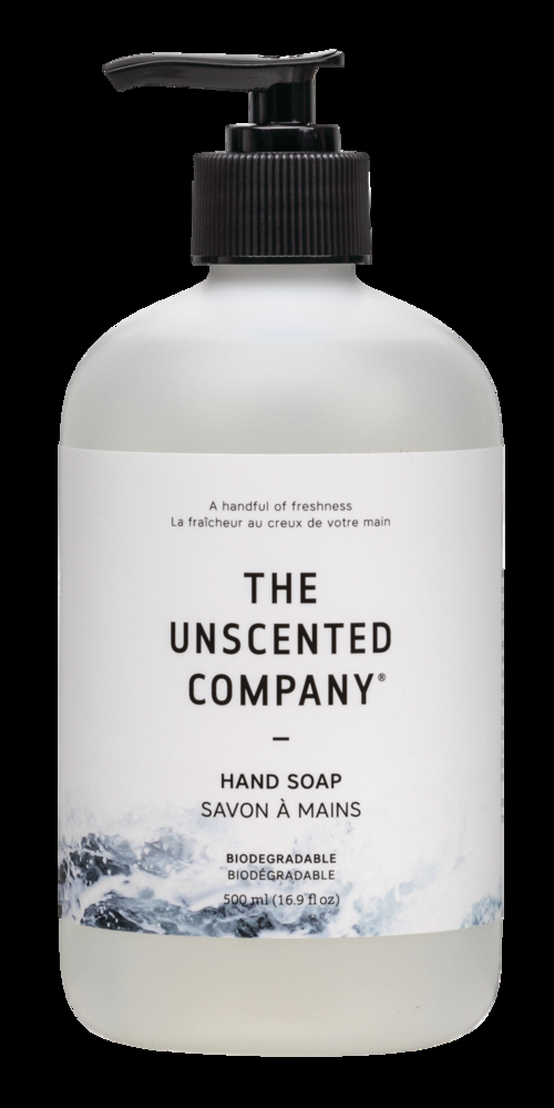 The Unscented Company Gel Hand Soap with Pump, Unscented, 500-mL