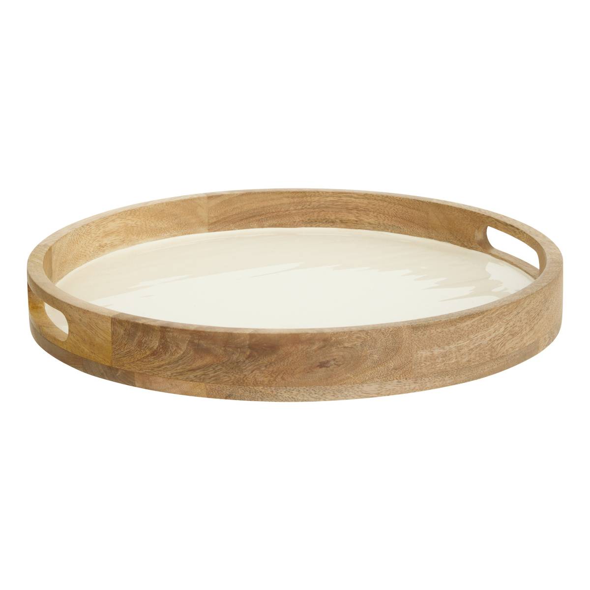 Tray "Inaya" Mango wood, D.38 cm