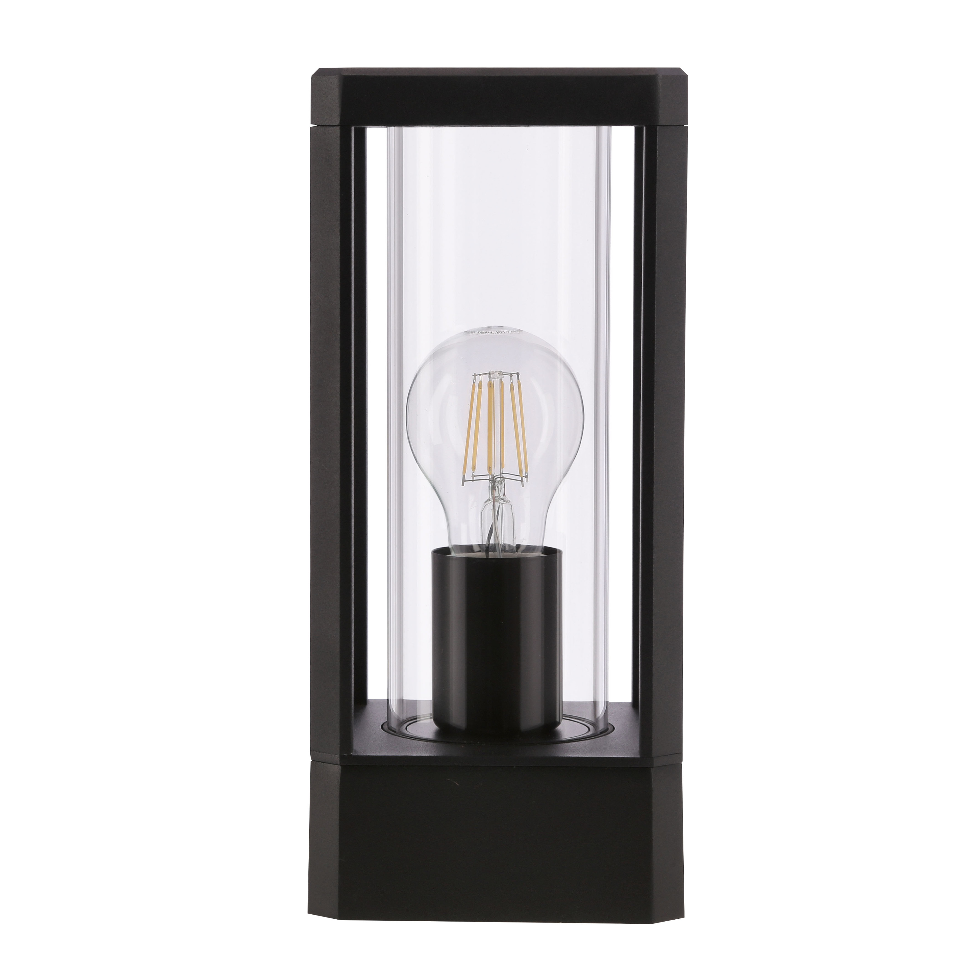 Lampa ogrodowa czarno-złota Cissus wys:24 cm 1xE27x60W IP54 Candellux