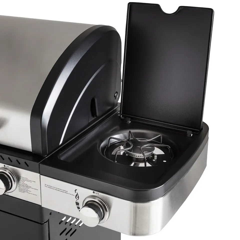 Cook'in Garden Barbecue FIDGI 8 - Zwart - Staal