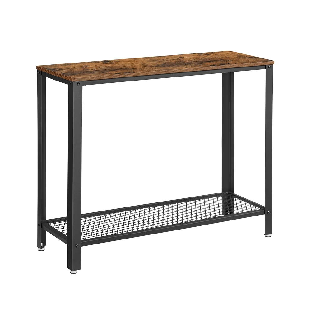 Table console longue industriel