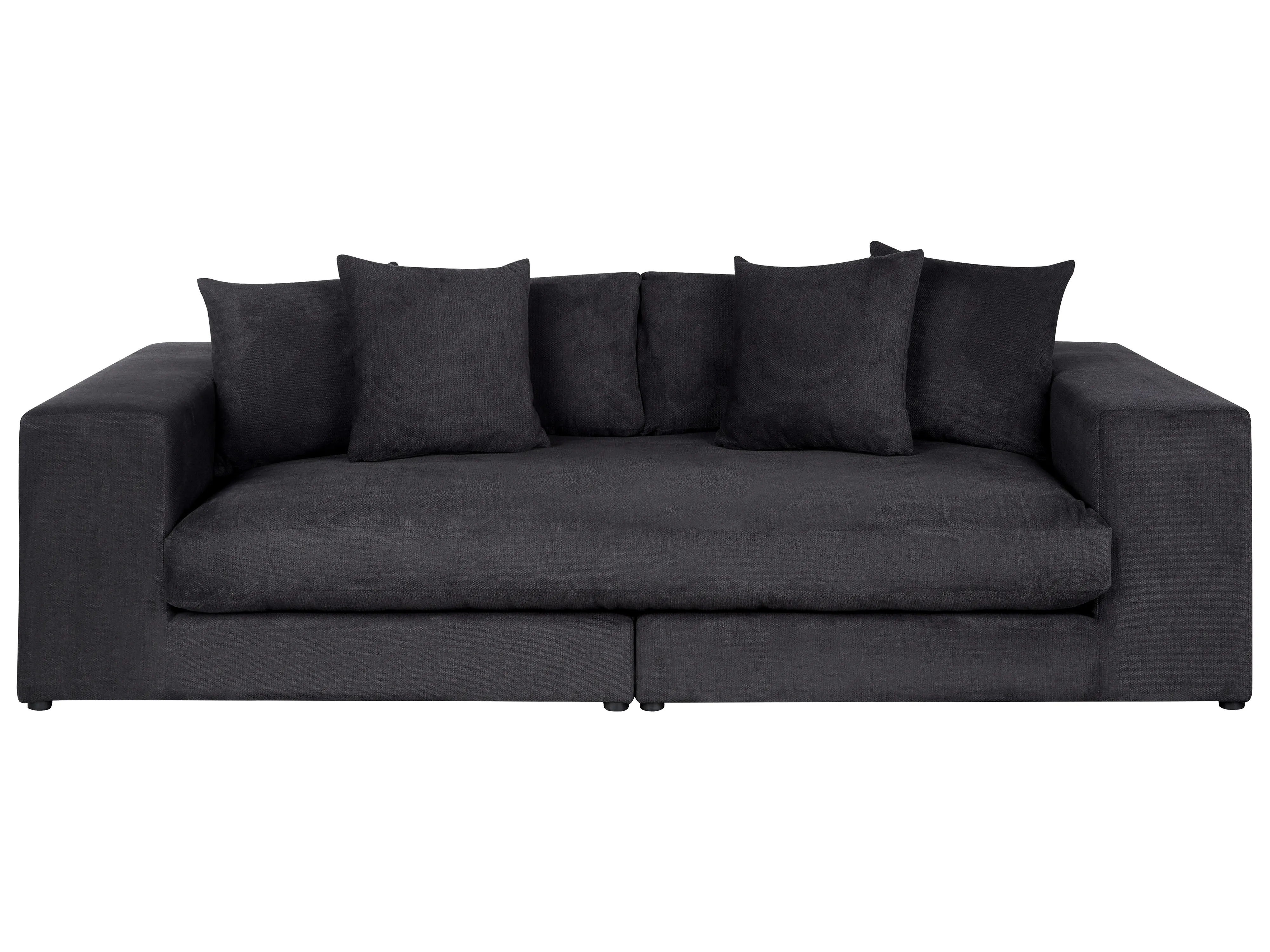 Sofa 3 Seater GLORVIKA Fabric Black